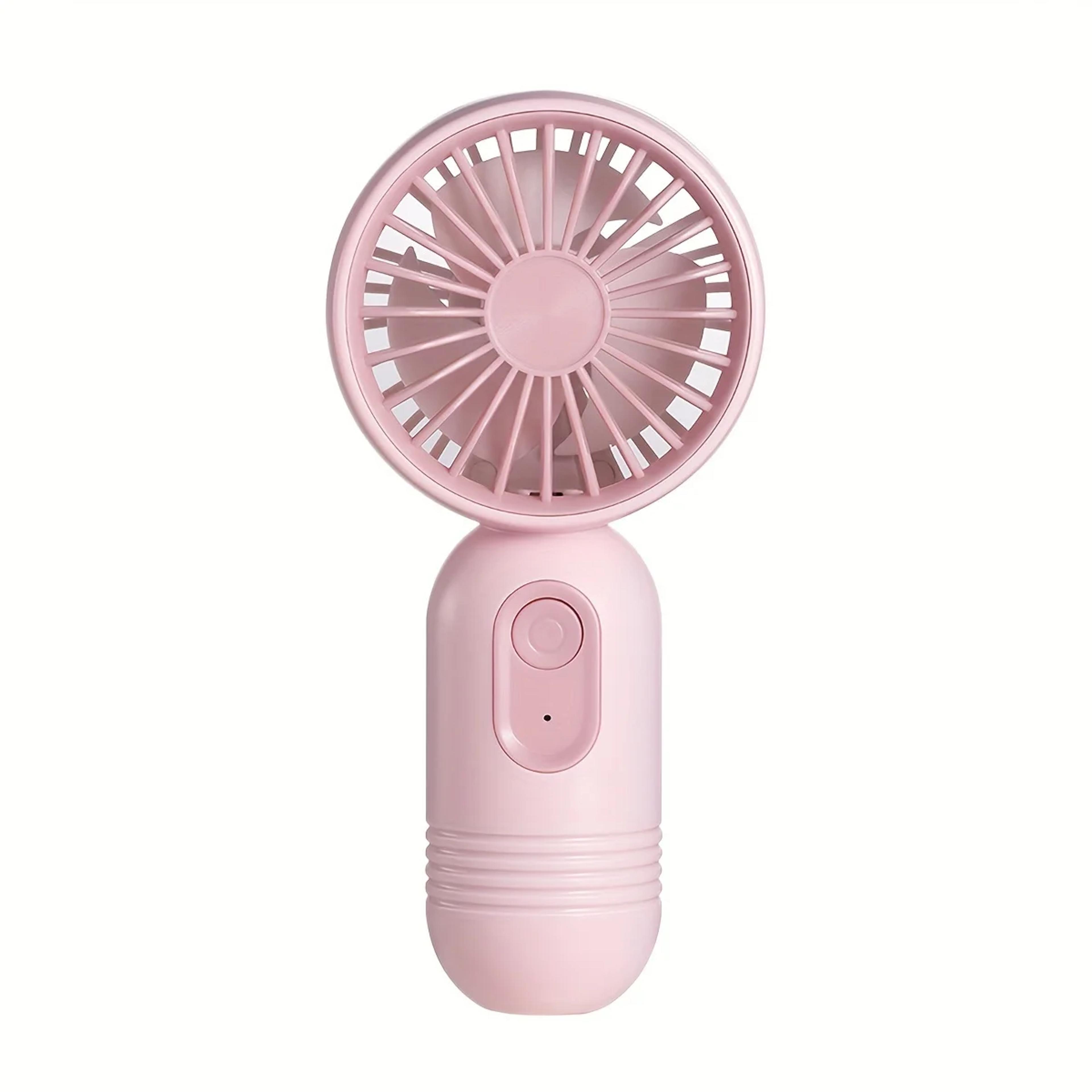 Mini Handheld Fan Portable USB Rechargeable 3 Speed Cooling Fan For Desk Office Travel 9