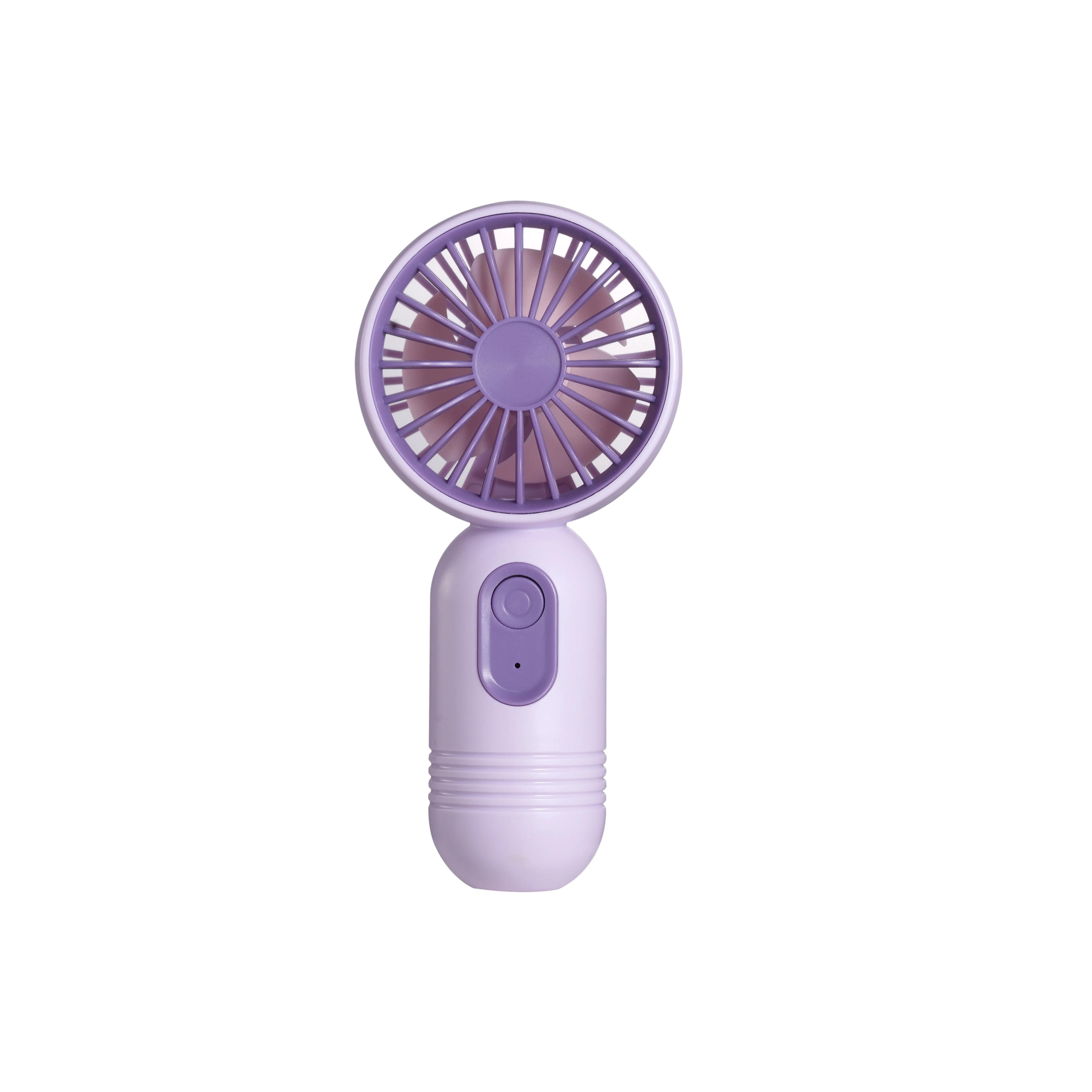Mini Handheld Fan Portable USB Rechargeable 3 Speed Cooling Fan For Desk Office Travel 6