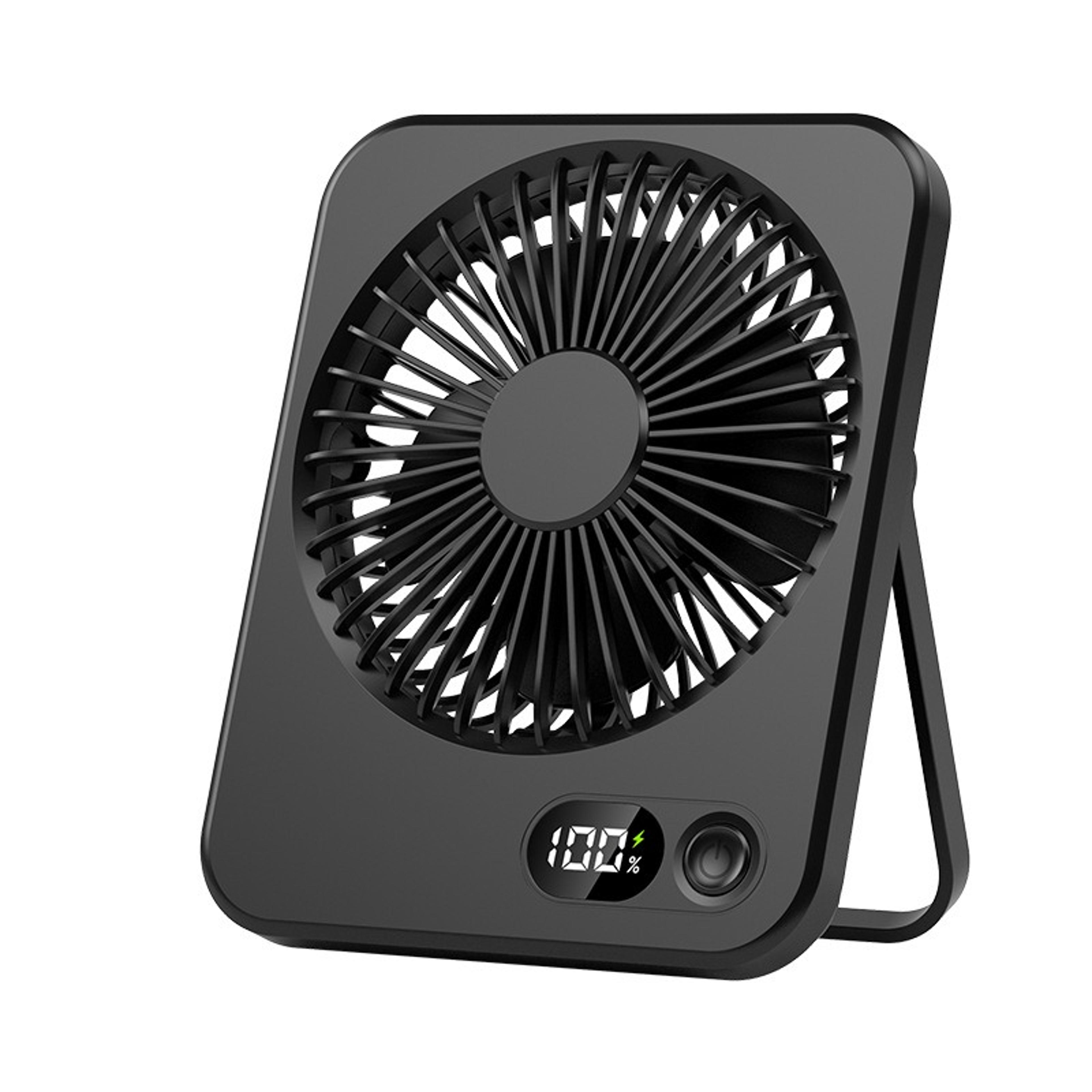 Portable Folding USB Rechargeable Mini Cooling Fan Power Bank Handheld Desk Fan 8