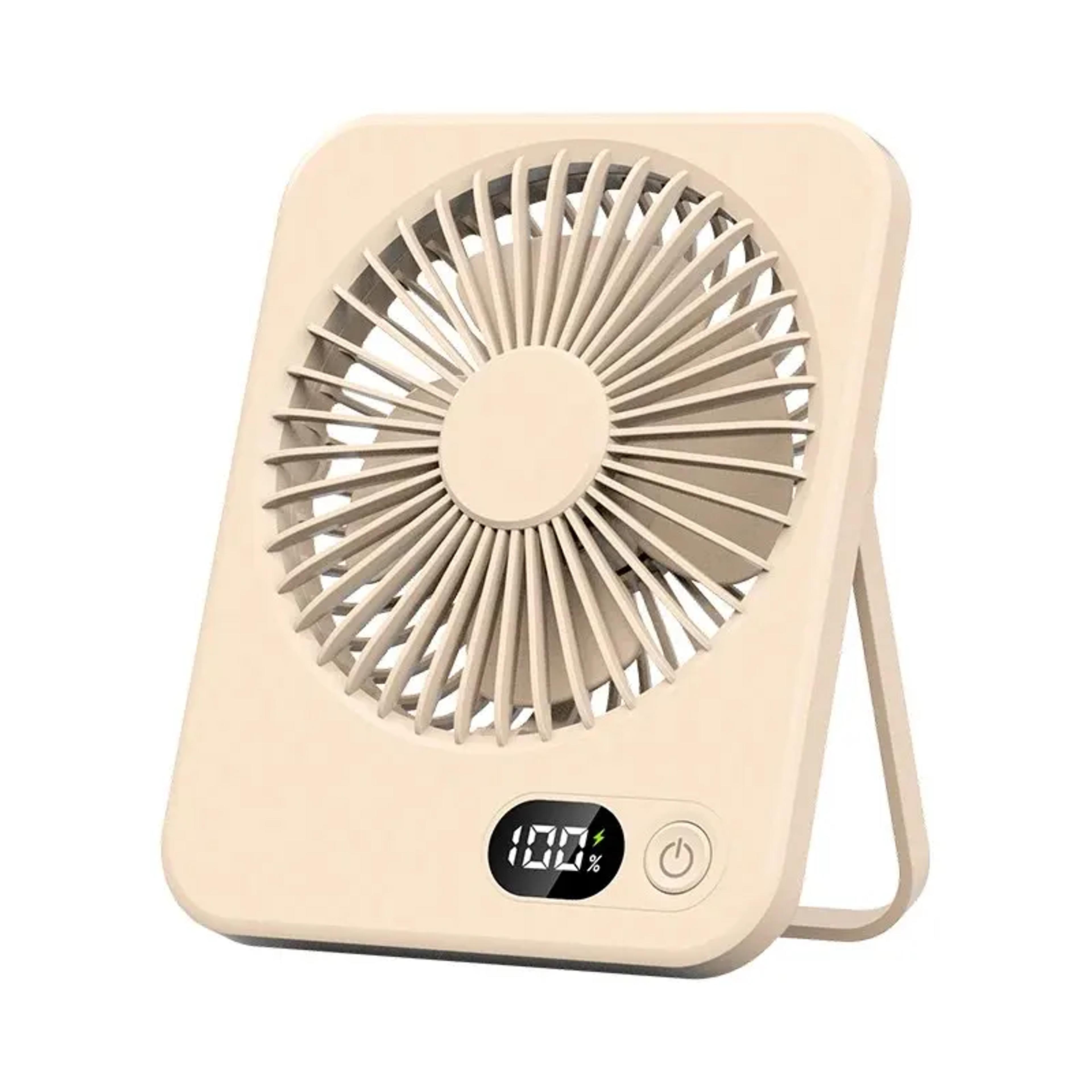 Portable Folding USB Rechargeable Mini Cooling Fan Power Bank Handheld Desk Fan 6