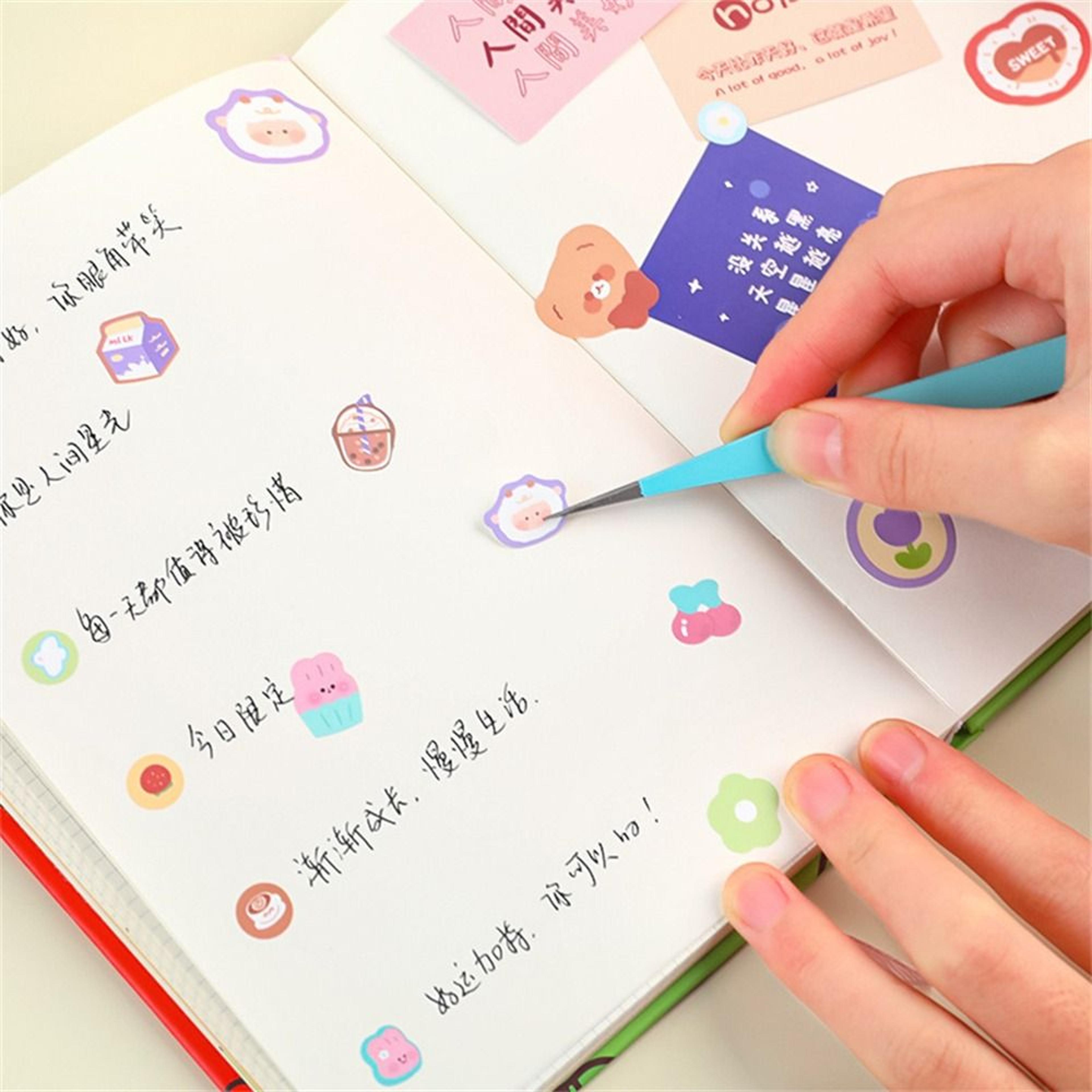 Macaroon Color Tweezers Sticker Tool For DIY Crafts Scrapbooking 2