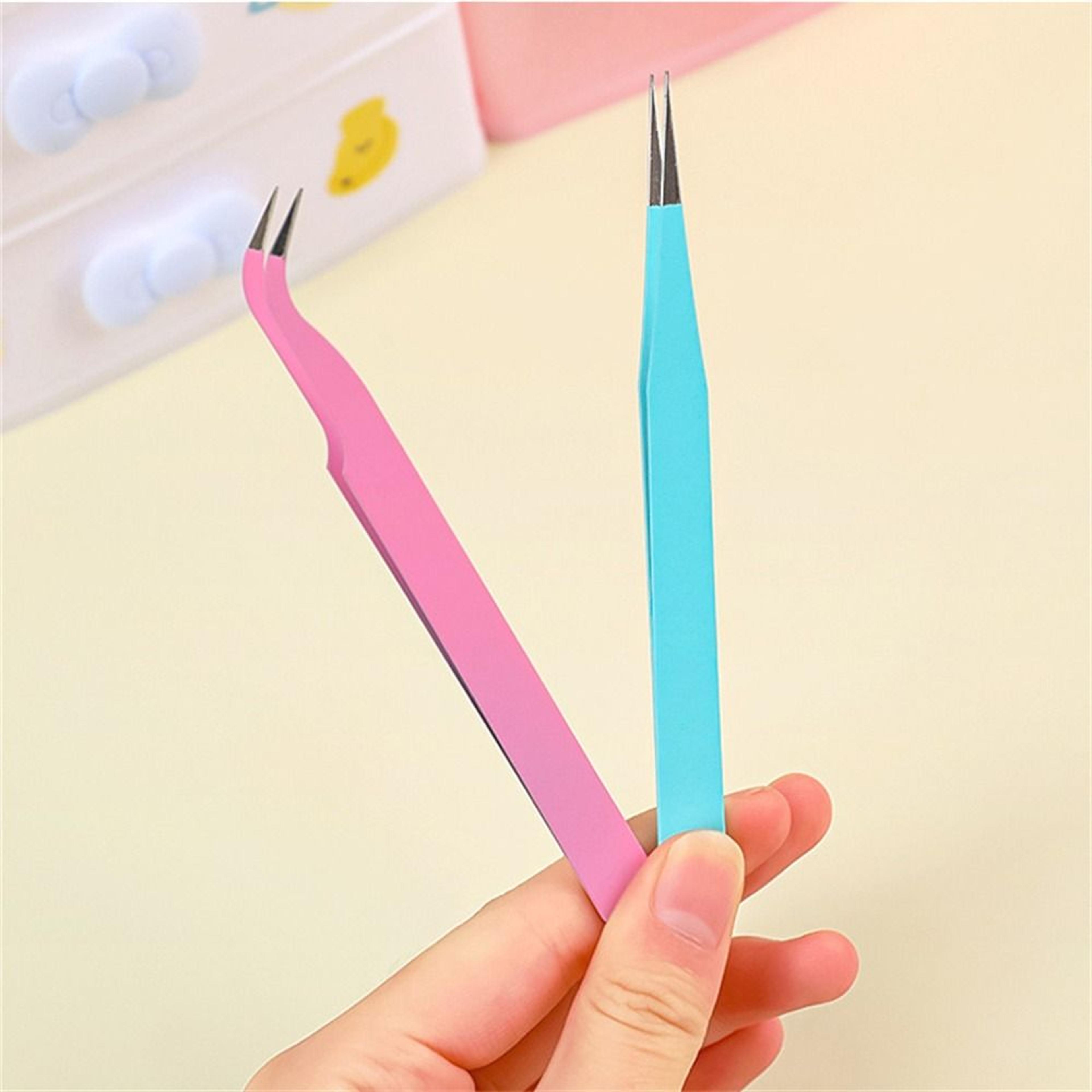 Macaroon Color Tweezers Sticker Tool For DIY Crafts Scrapbooking 3