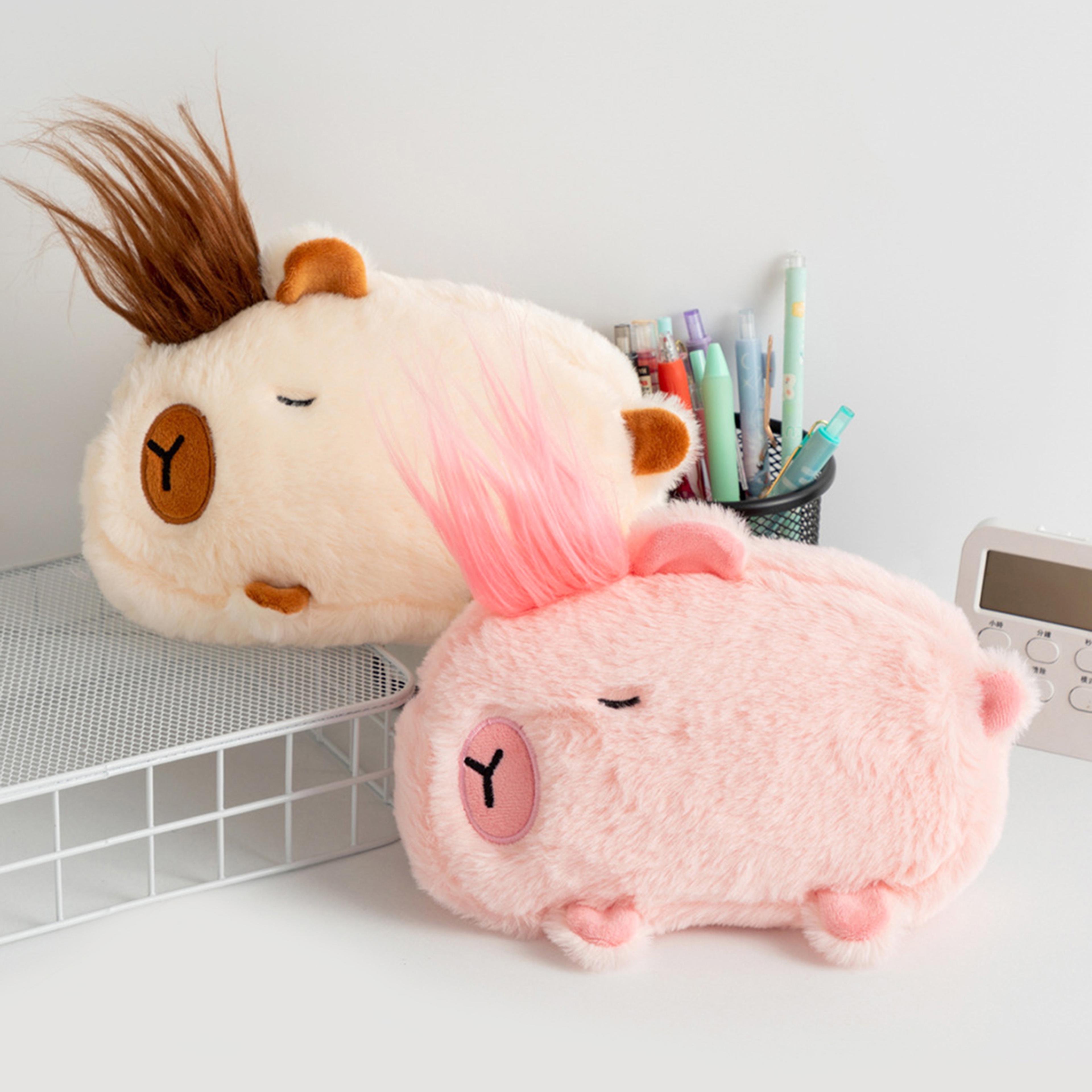 Animal Shaped Large Capacity Pencil Case Soft School Stationery Storage Bag 2