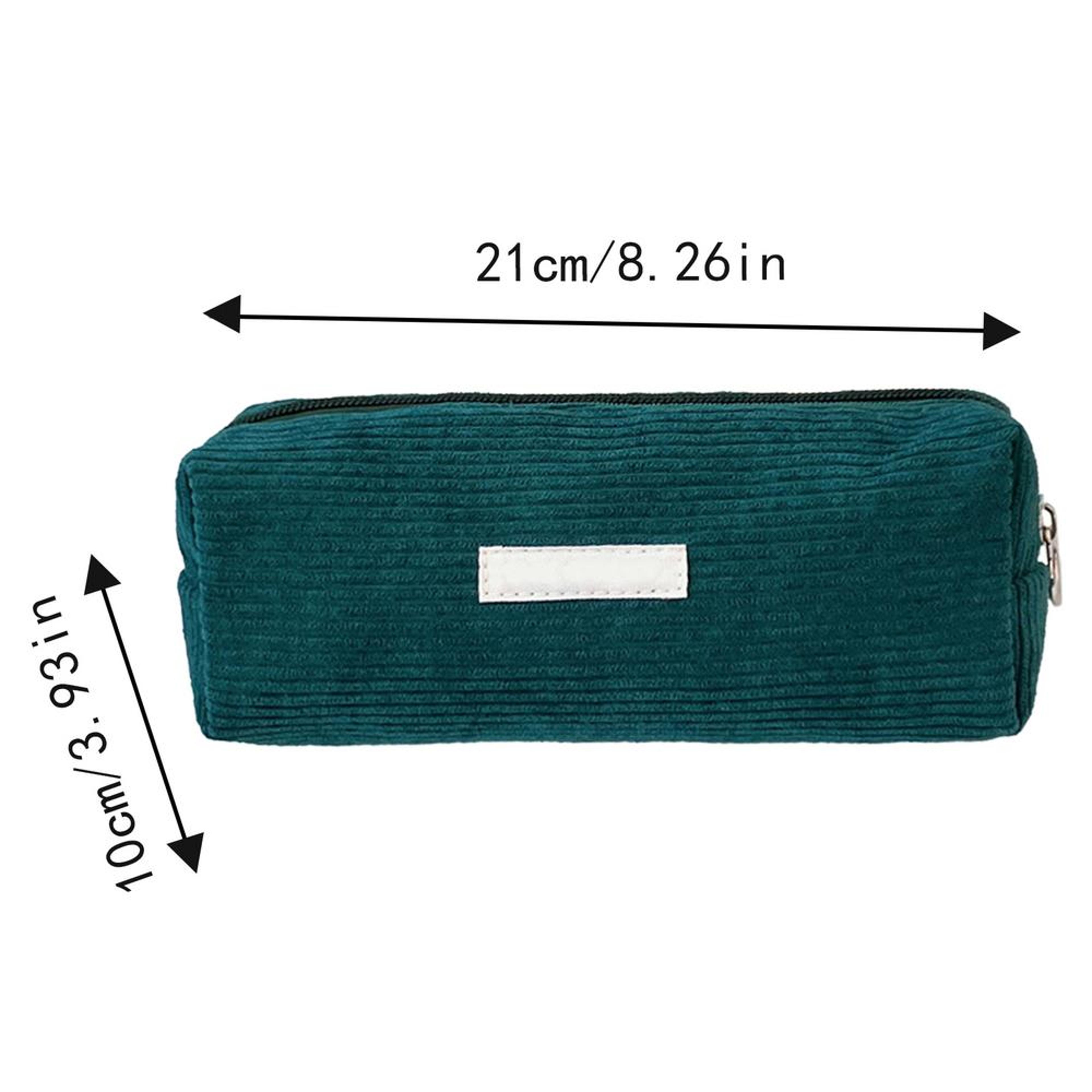Large Capacity Canvas Pencil Bag Multifunctional Cute Pencil Case Organizer 9
