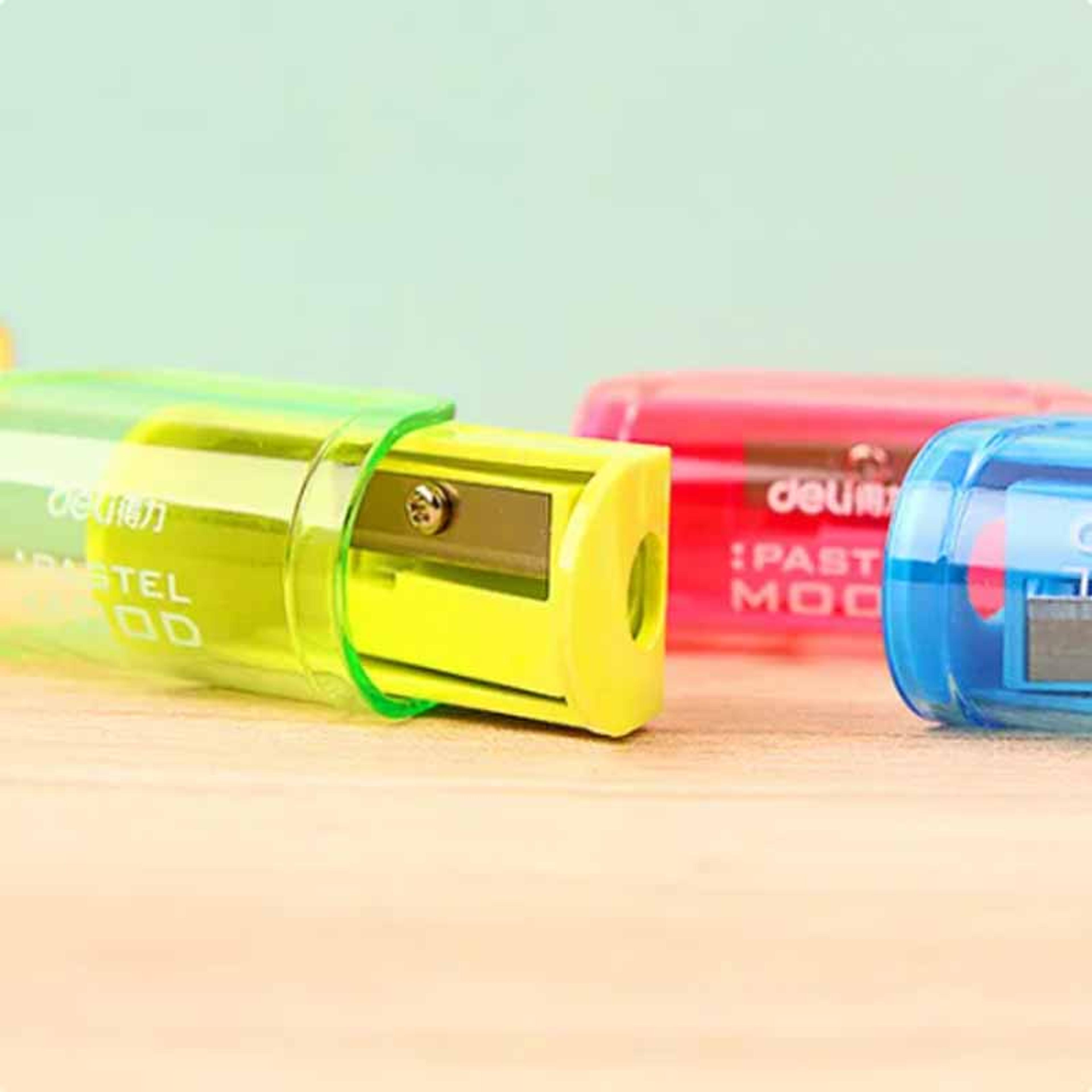 Candy Color Transparent Pencil Sharpener Portable Manual Pencil Cutter For School Office Art Suppli 1