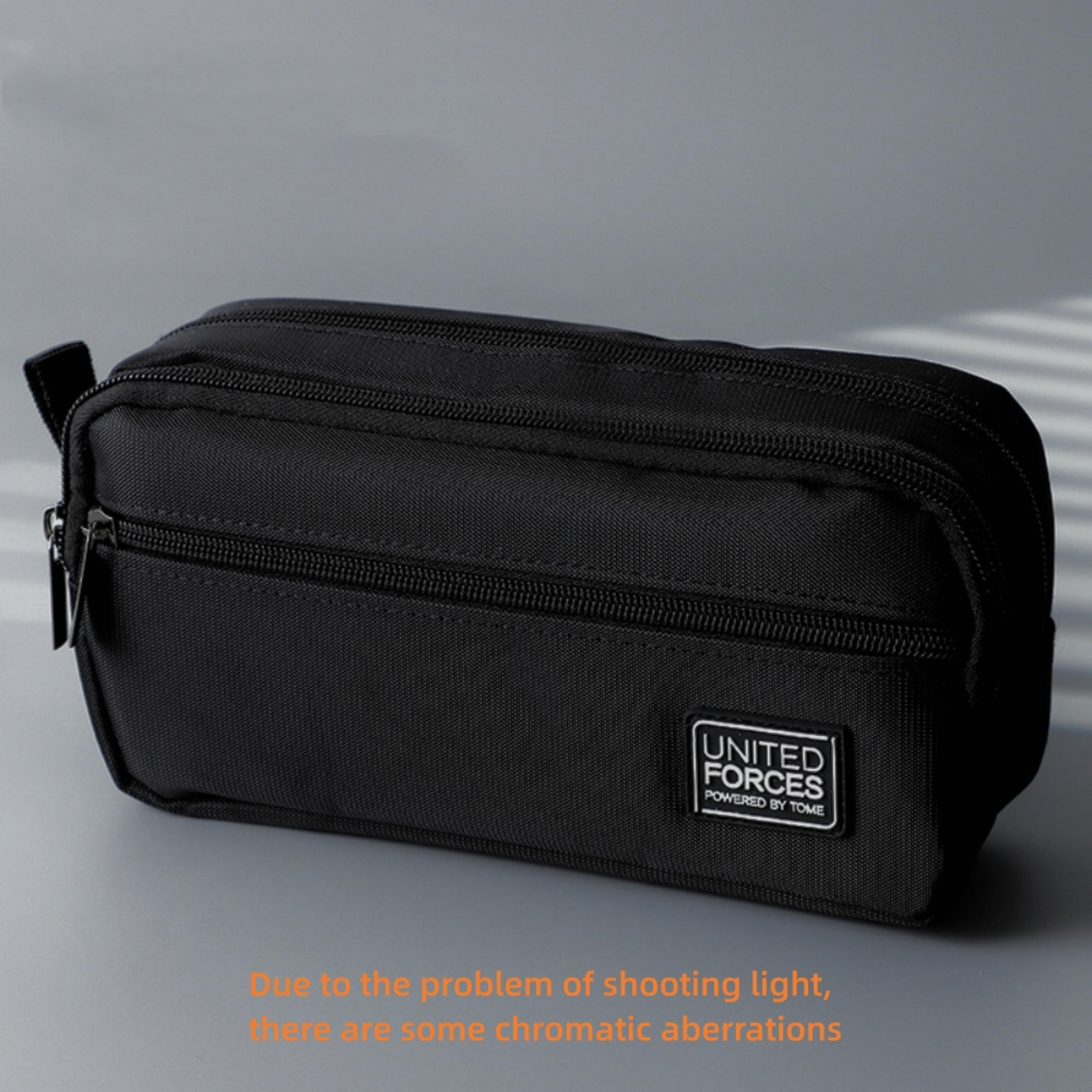 Large Capacity Pencil Case Waterproof Canvas Pen Storage Bag For School Office 9