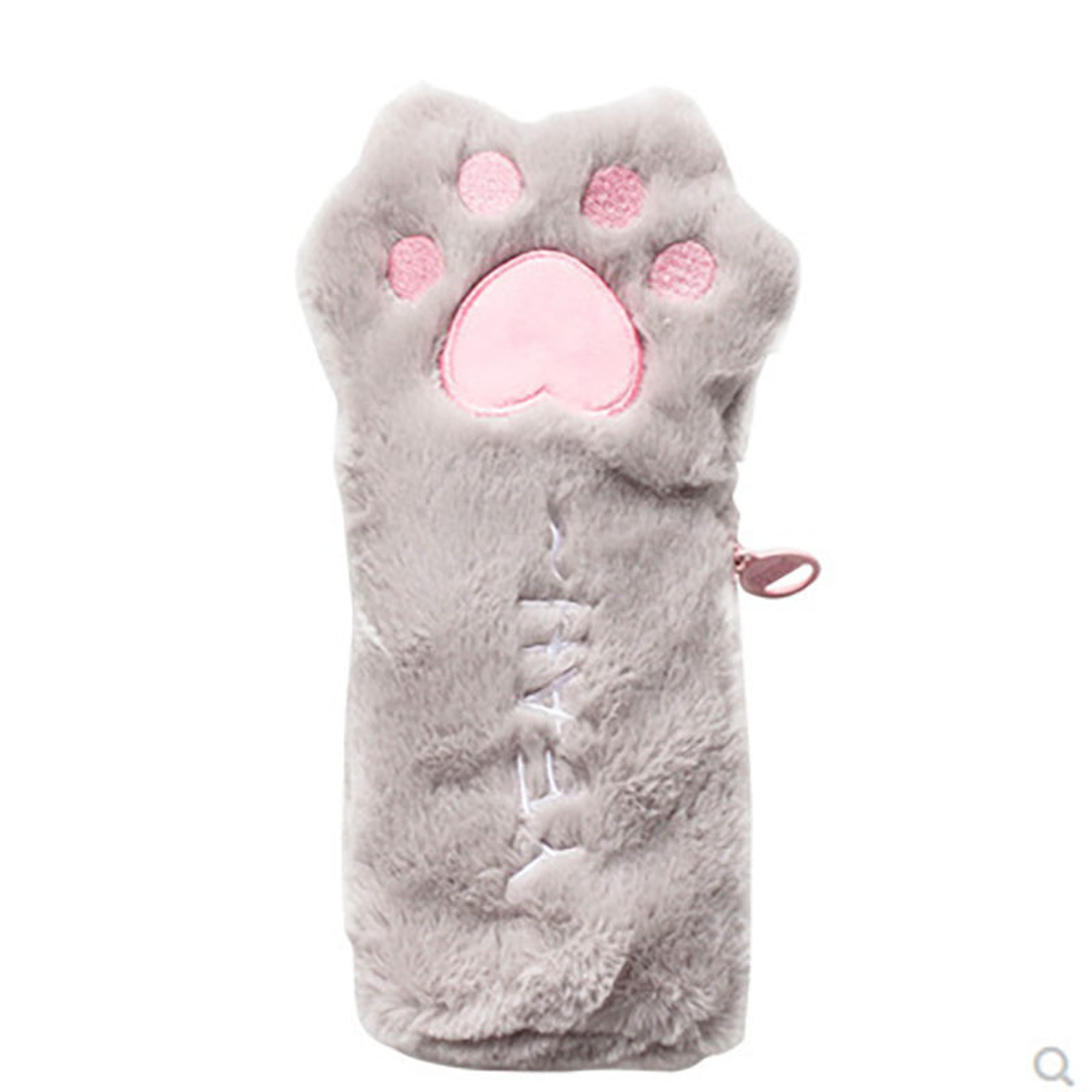 Cute Cat Paw Pencil Case Cute Cartoon Stationery Pouch Makeup Organizer For School Office 3