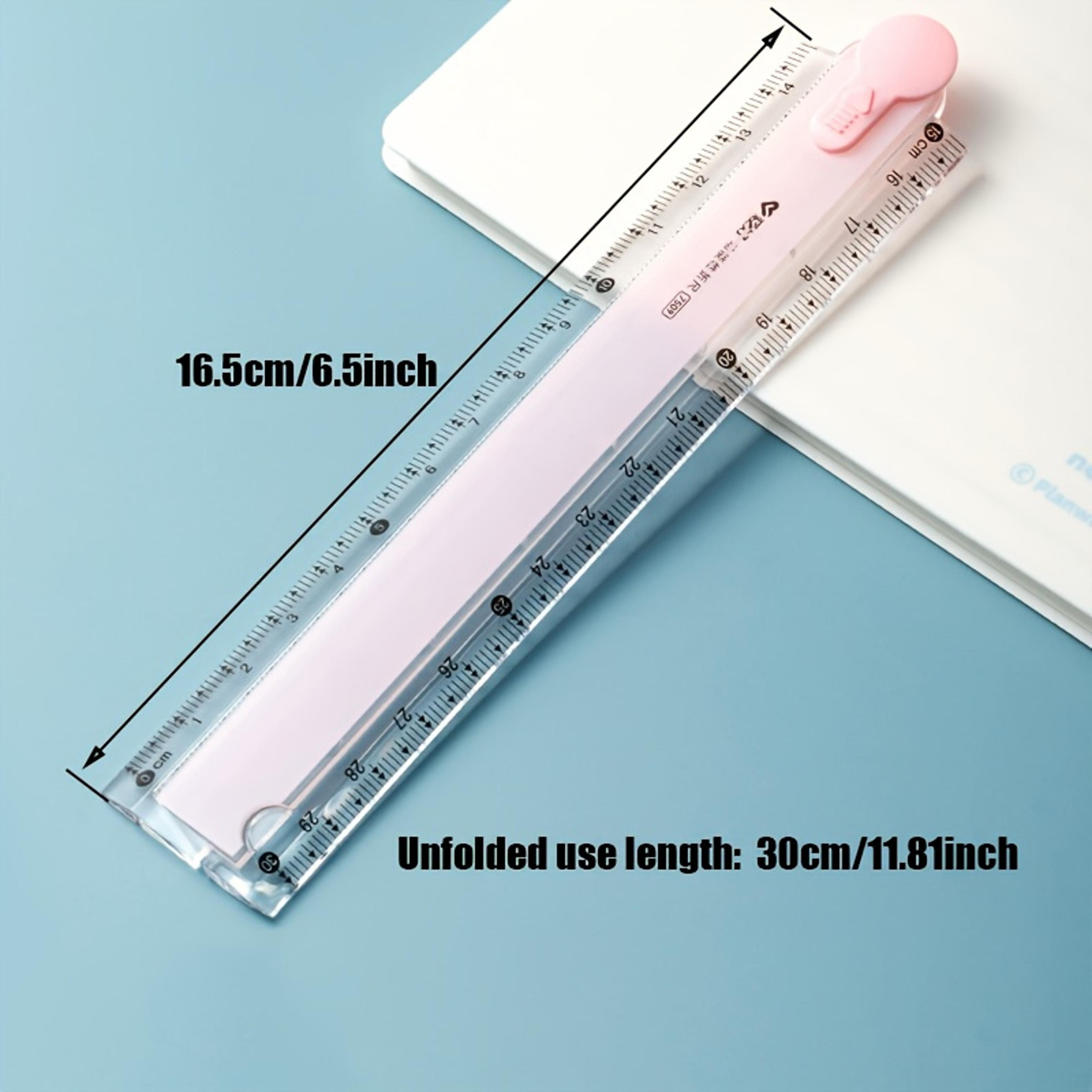 Multifunctional Folding Ruler Portable Geometry Tool For School Drawing And Measuring 3