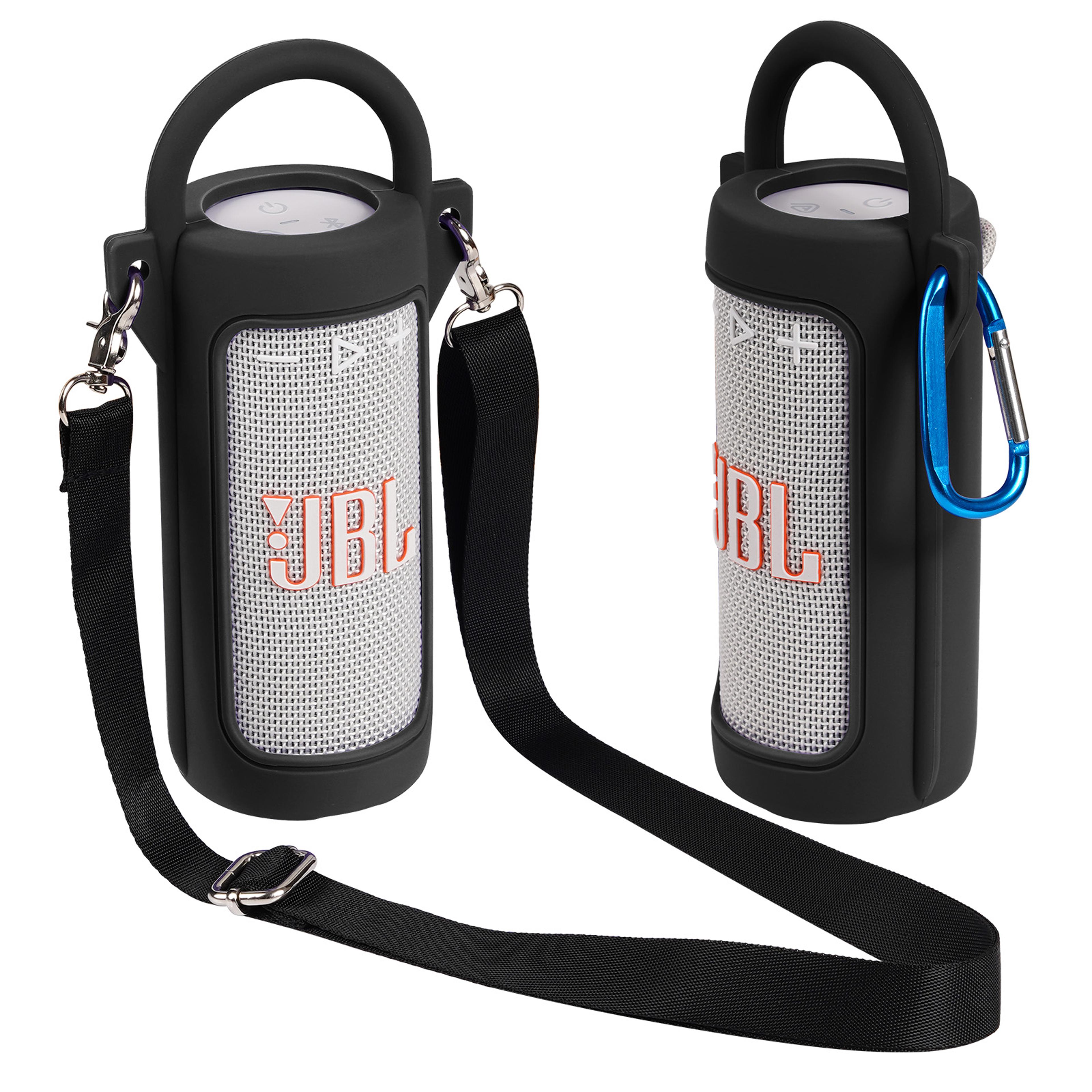 Speaker Carrying Case With Shoulder Strap Silicone Protective Sleeve For Travel 2
