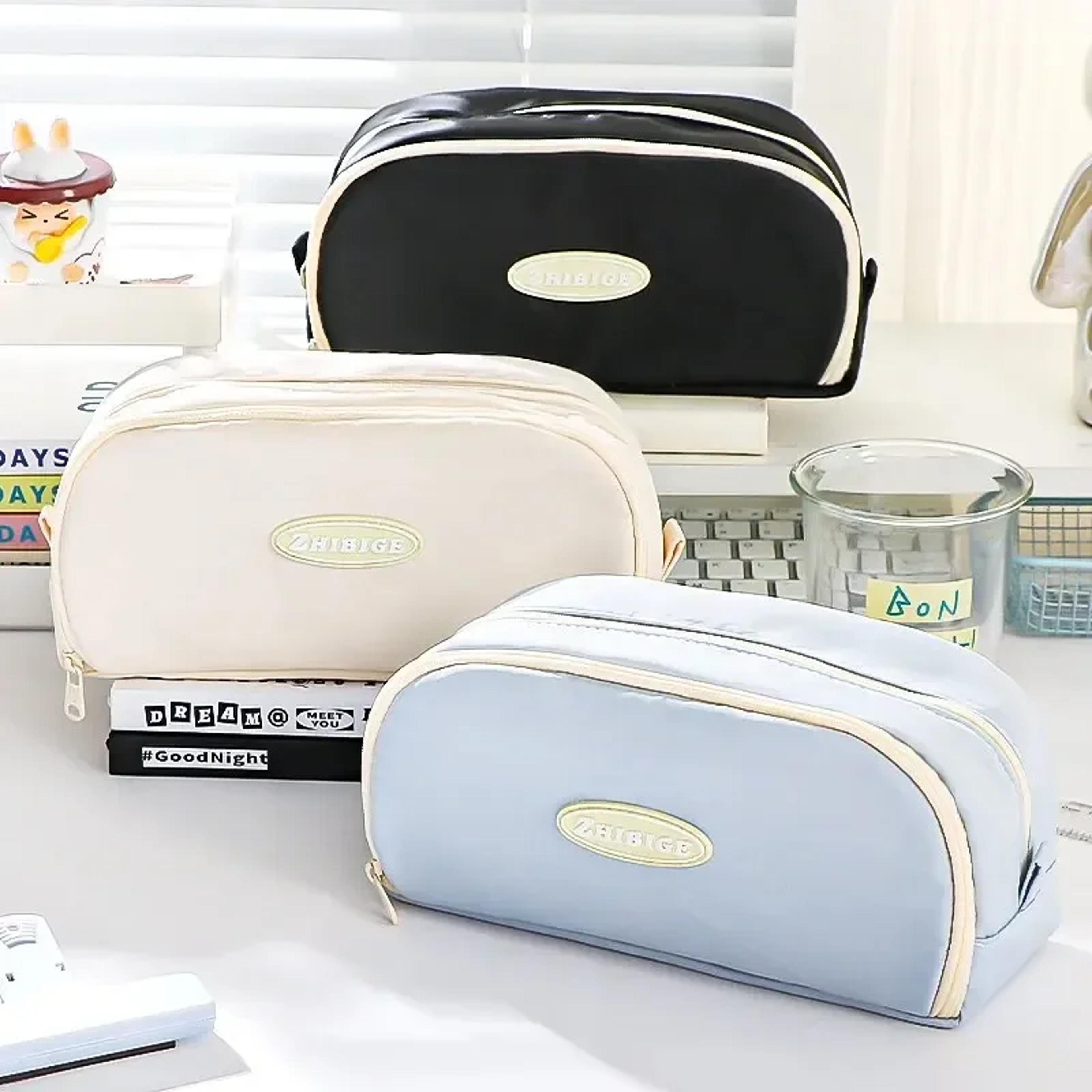 Large Capacity Pencil Case With Multiple Compartments For Organized School Stationery Storage 4