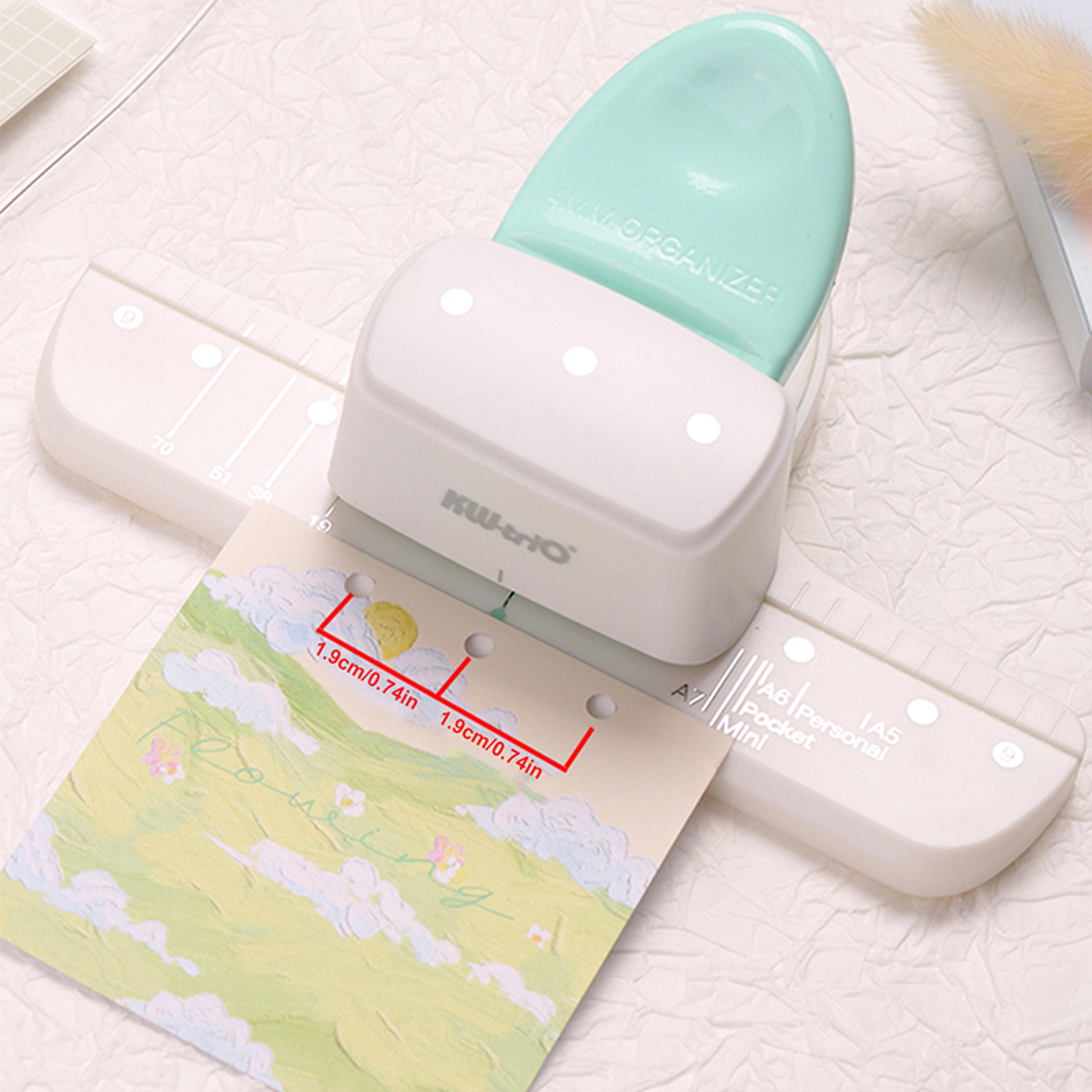 Adjustable Hole Paper Puncher For Planner Notebook Scrapbook Sheets 7
