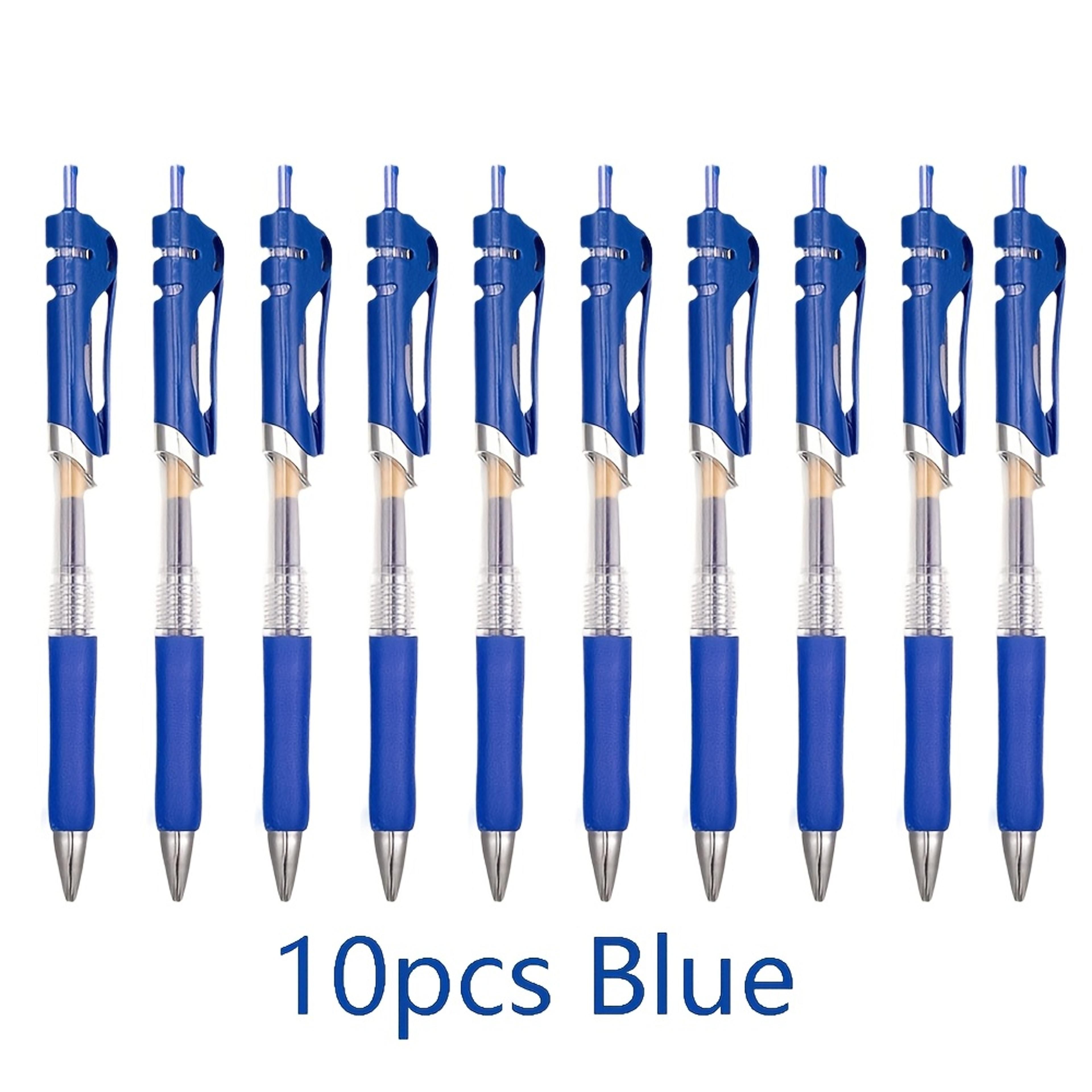 Ten Piece Retractable Gel Pens For Smooth Writing 8