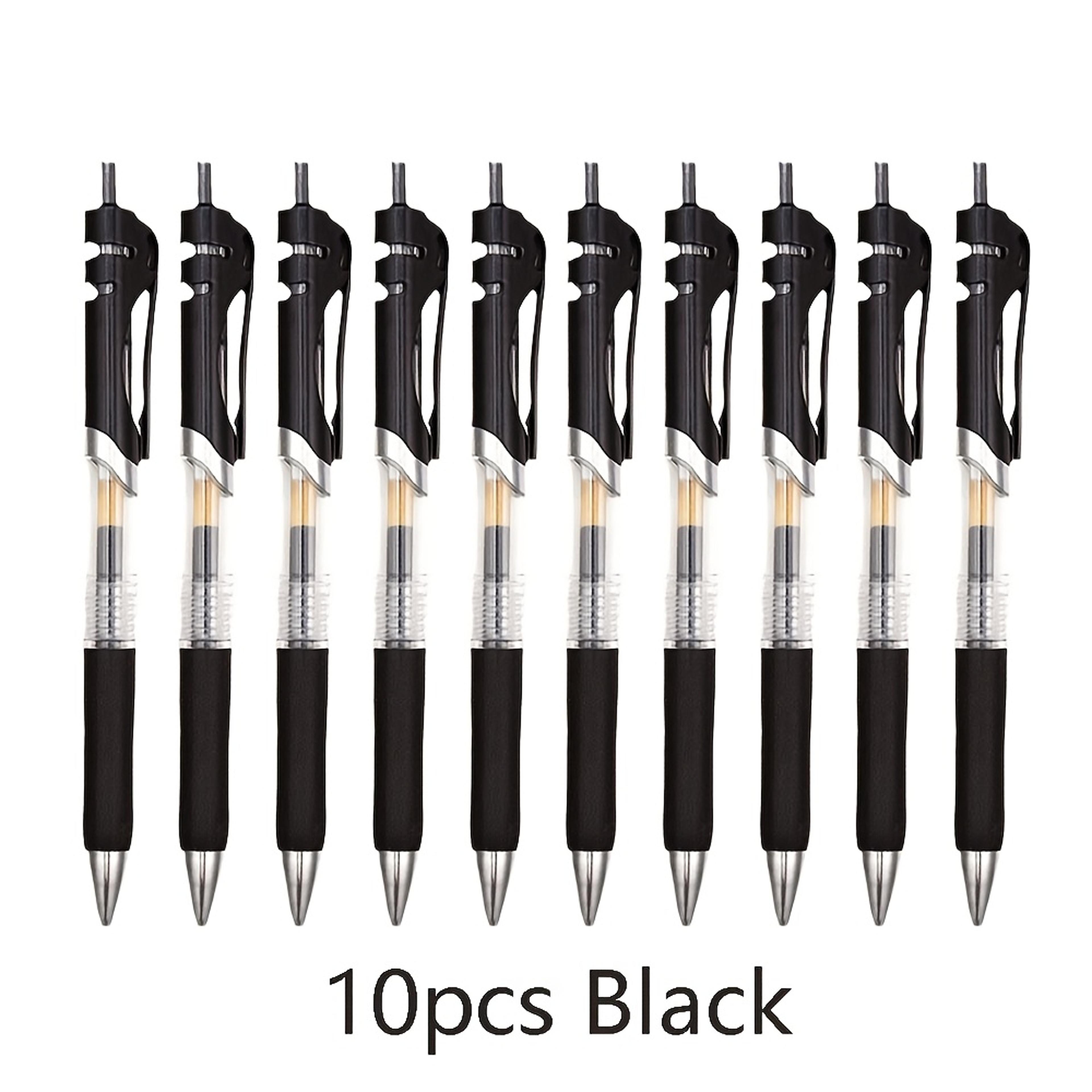 Ten Piece Retractable Gel Pens For Smooth Writing 7