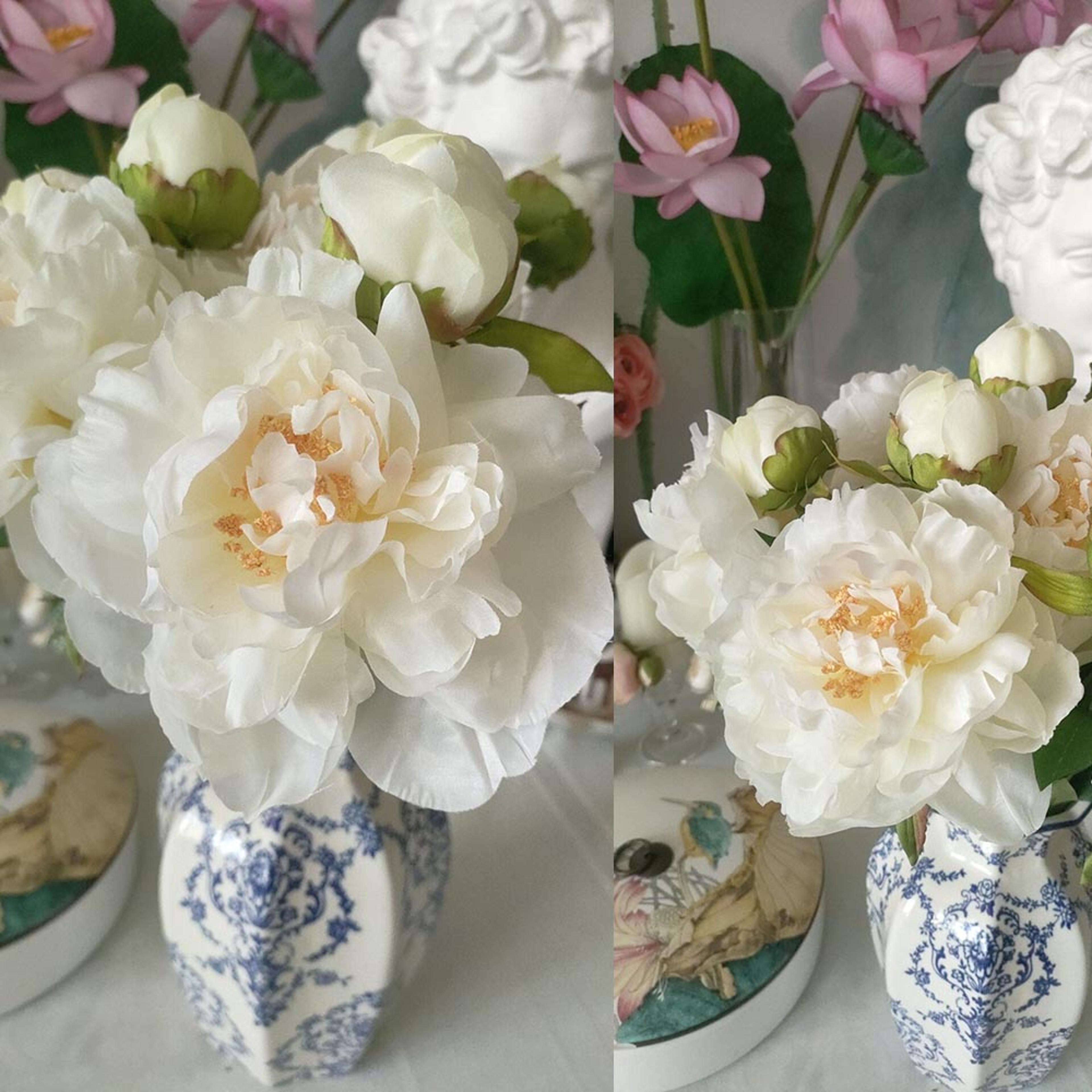 Artificial Peony Bouquet For Wedding And Farmhouse Decor 5