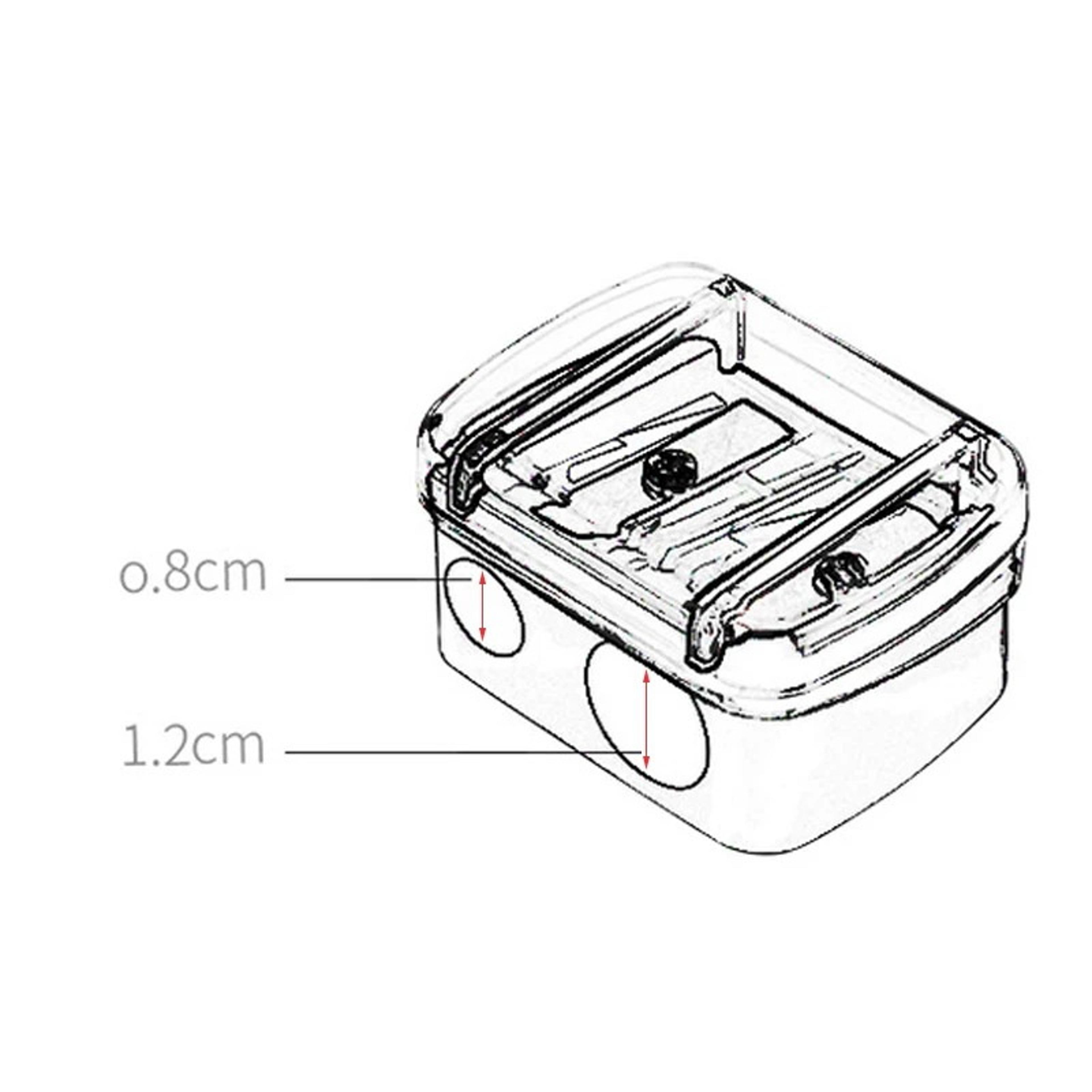 Dual Hole Cosmetic Pencil Sharpener For Eyeliner And Lip Pencils 3