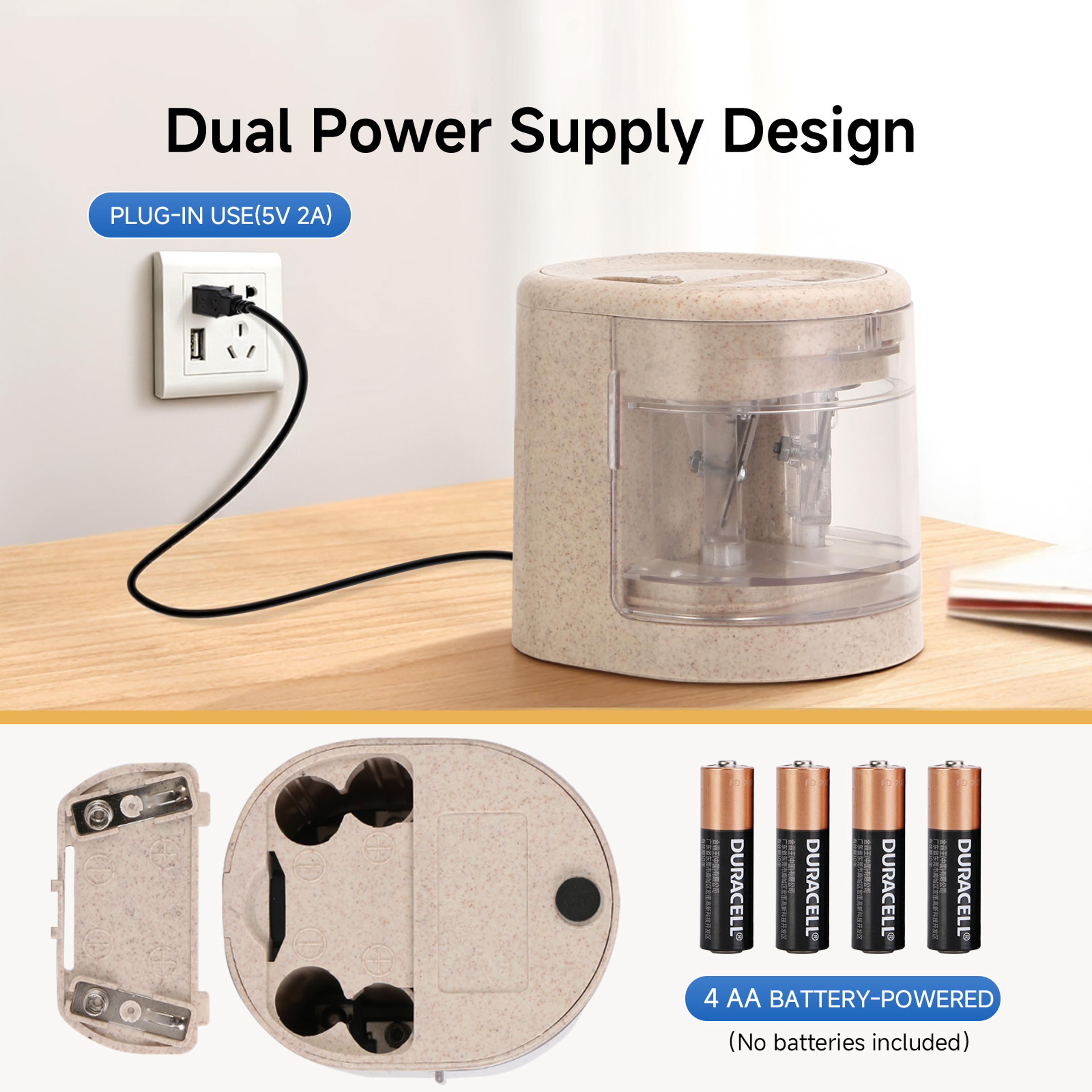 Automatic Electric Pencil Sharpener Fast Sharpening Machine For School Office Art Supplies 4