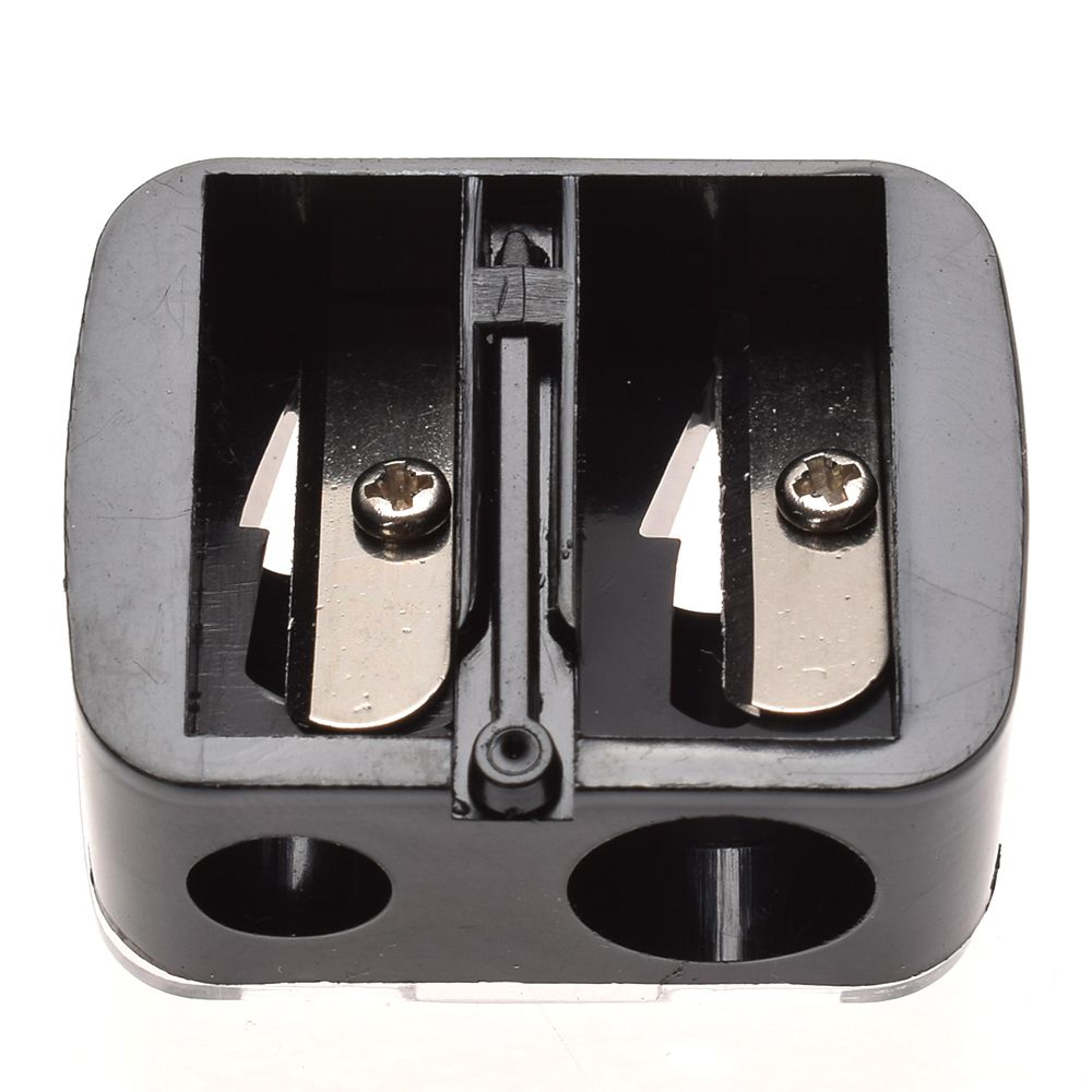 Precision Double Hole Eyeliner Pencil Sharpener Cosmetic Makeup Tool 3