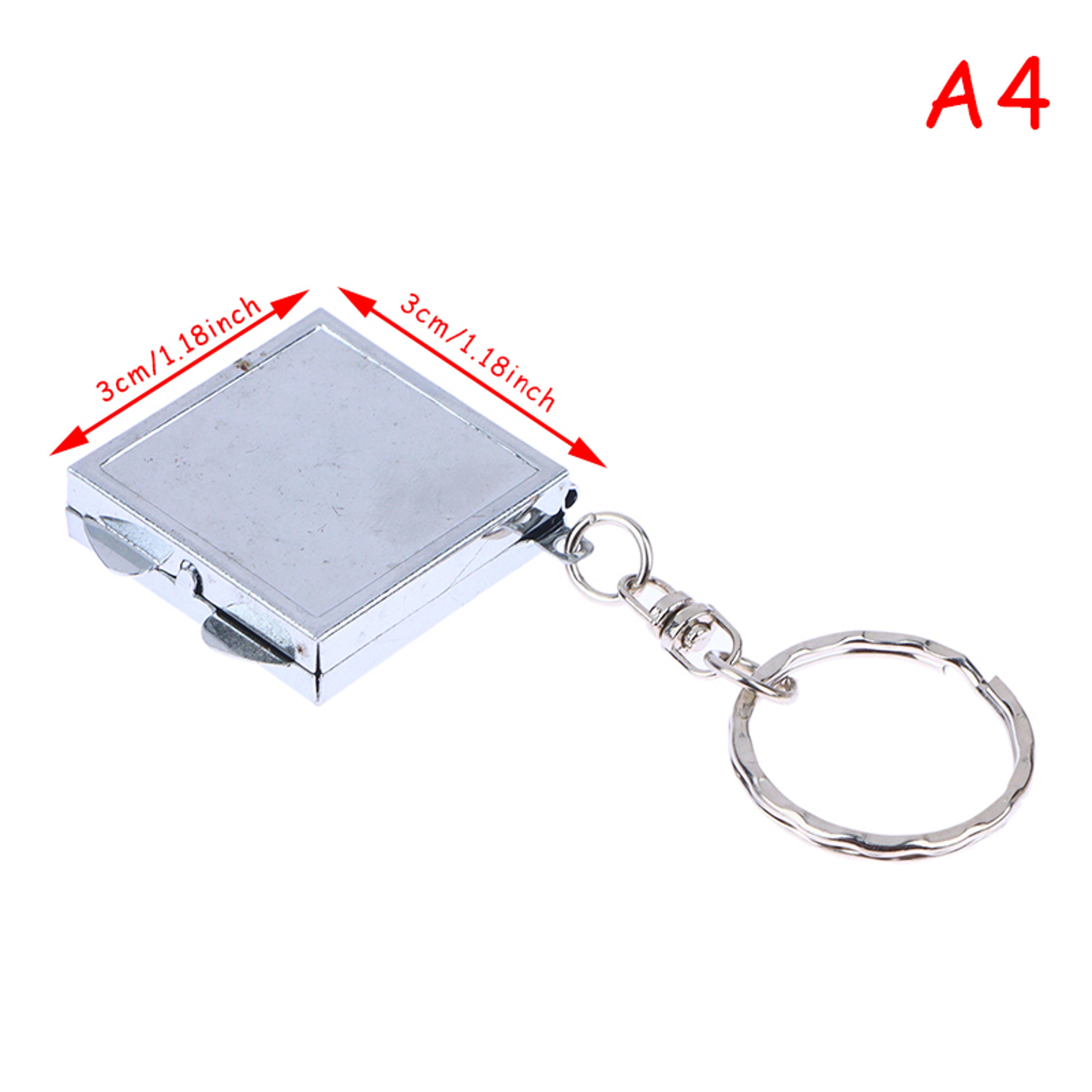 Double Sided Compact Mirror Keychain For Easy Touch Ups 8