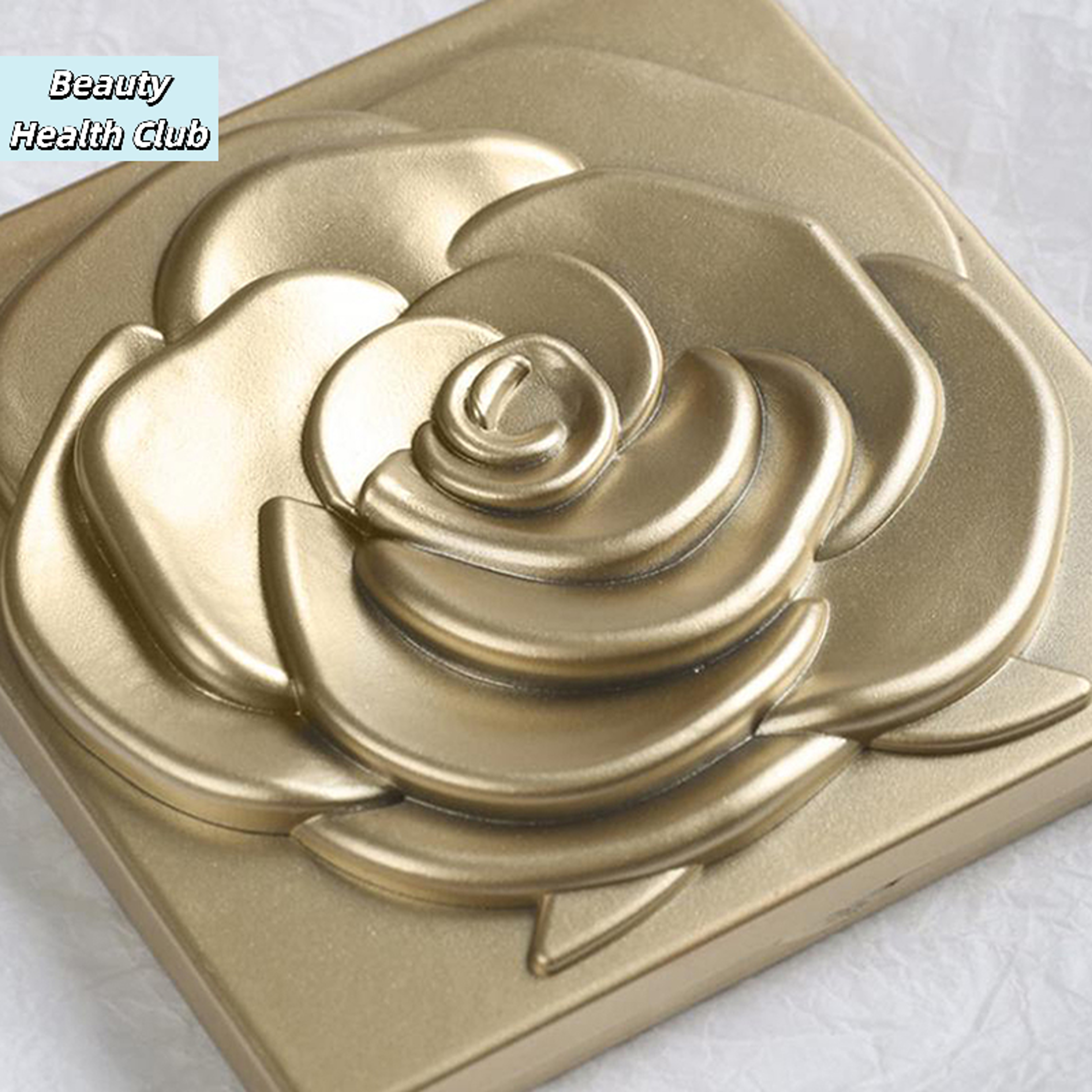 Retro Rose Double Sided Compact Pocket Makeup Mirror 3