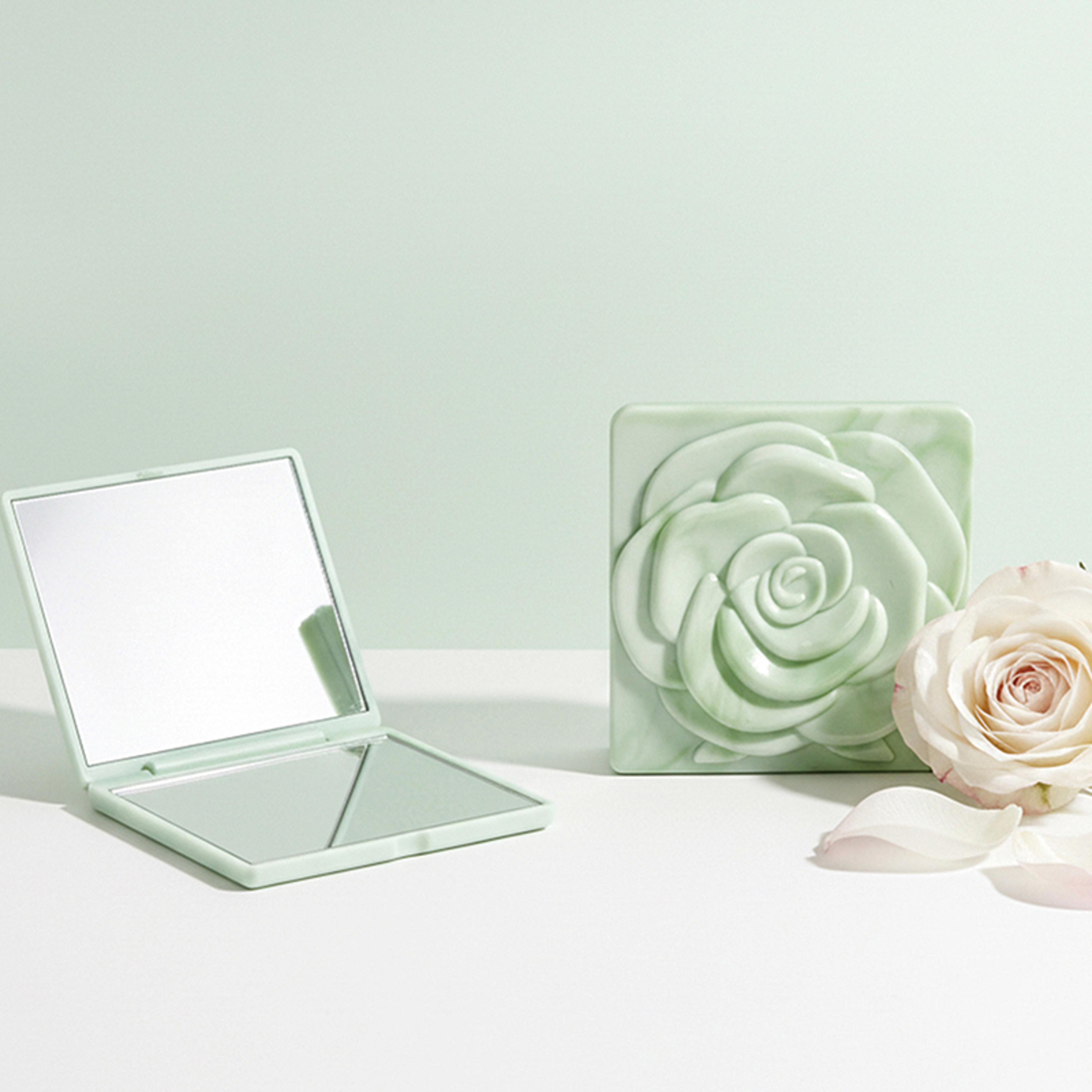 Retro Rose Double Sided Compact Pocket Makeup Mirror 8