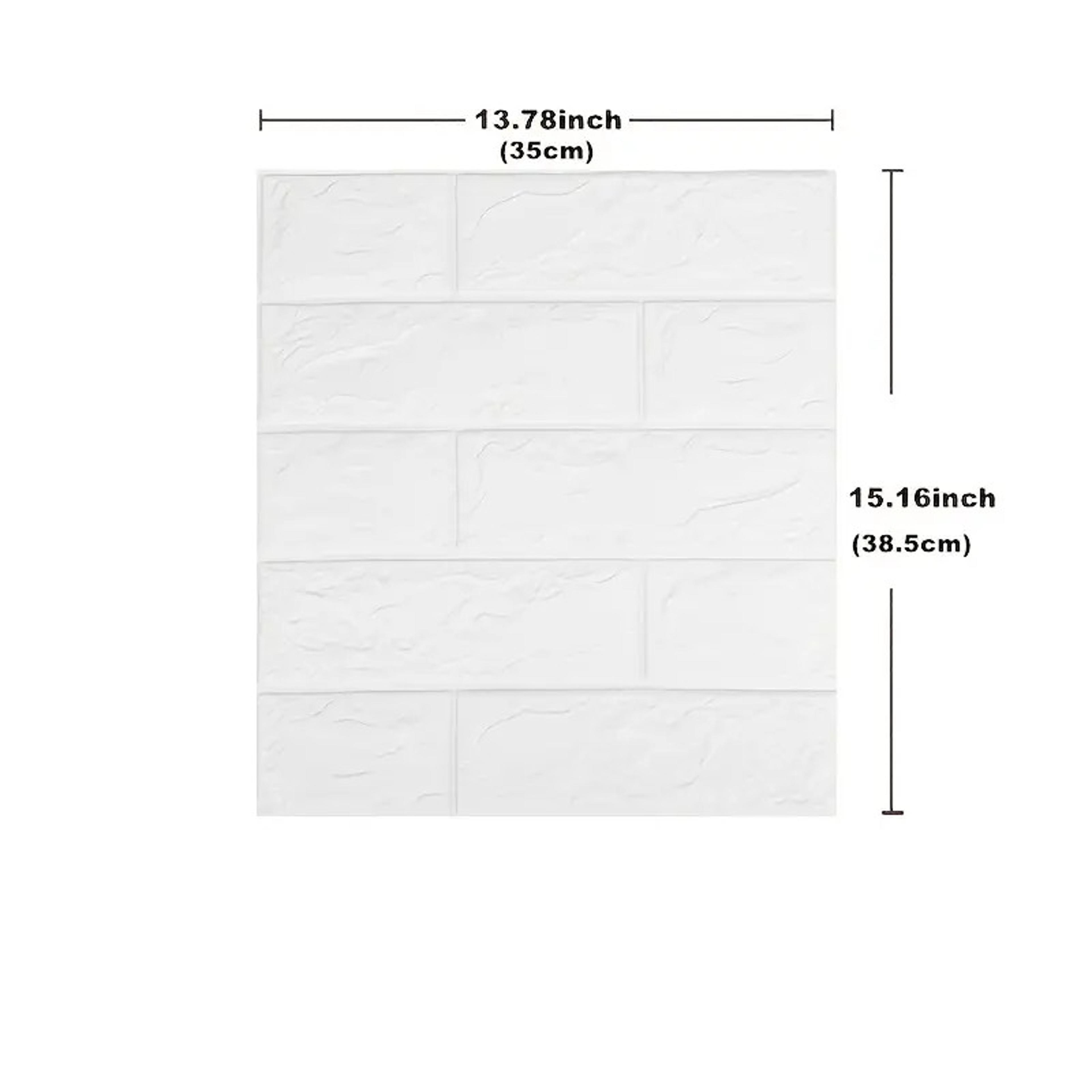 Brick Wallpaper Self Adhesive Foam Wall Stickers Waterproof Home Decor 5