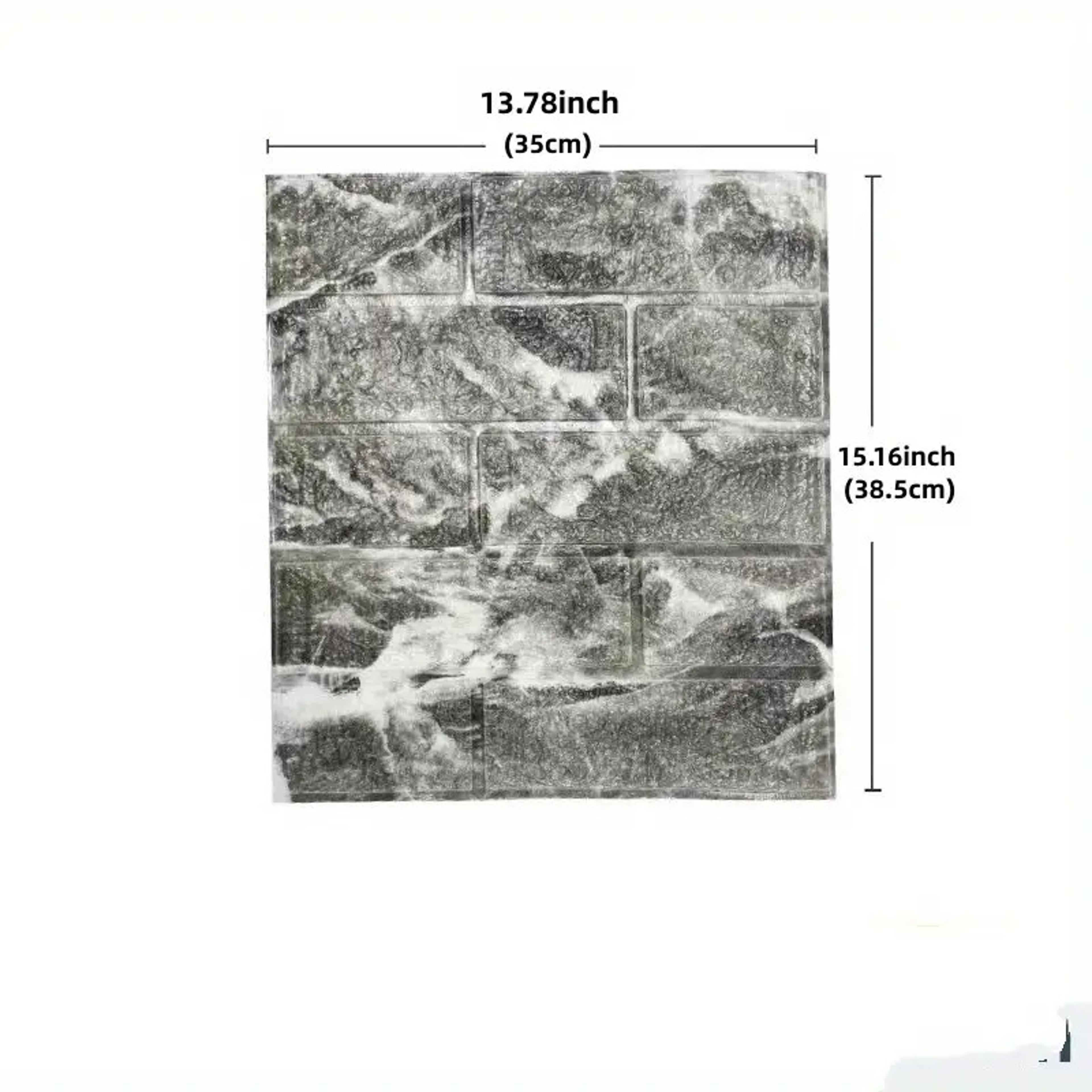 Brick Wallpaper Self Adhesive Foam Wall Stickers Waterproof Home Decor 4
