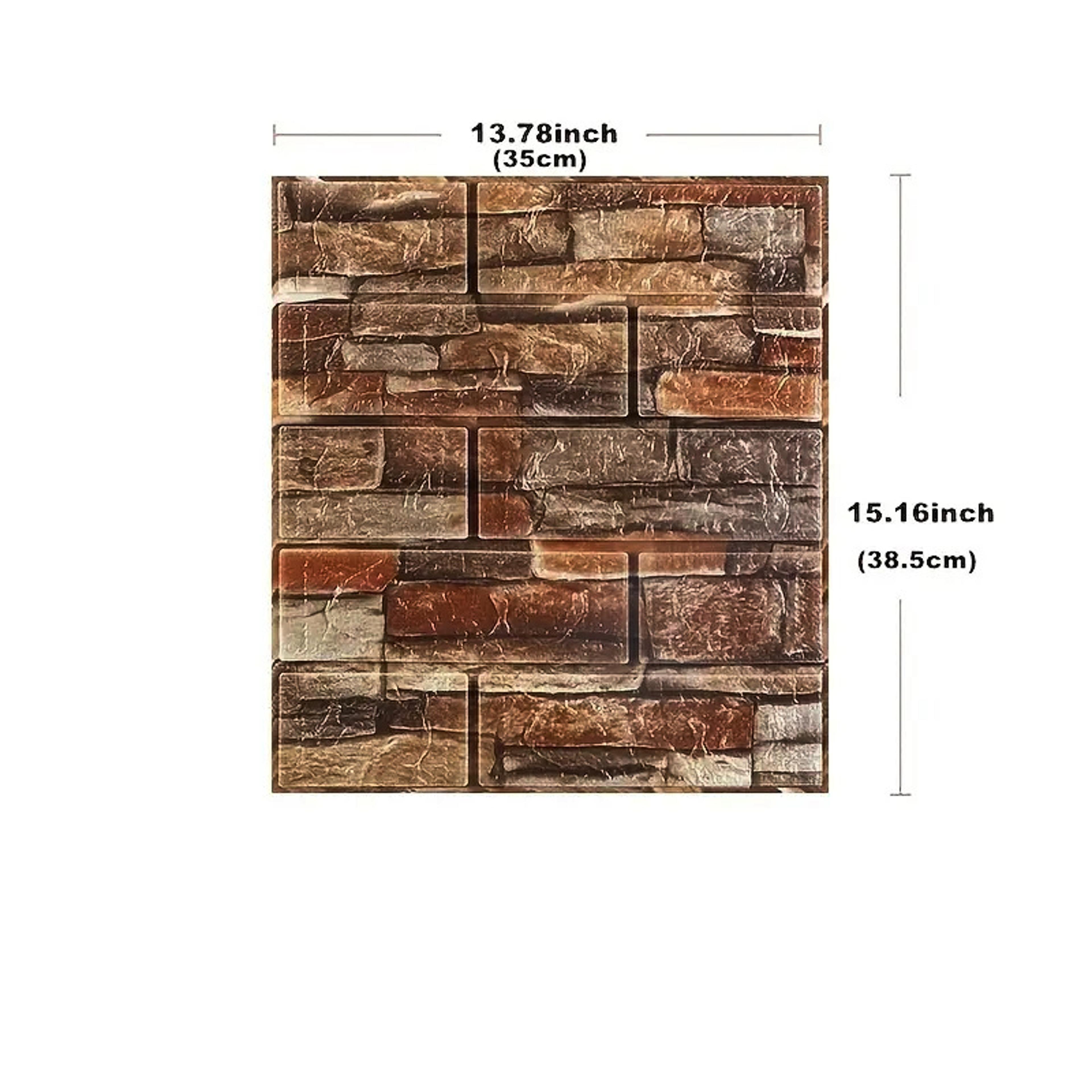Brick Wallpaper Self Adhesive Foam Wall Stickers Waterproof Home Decor 8