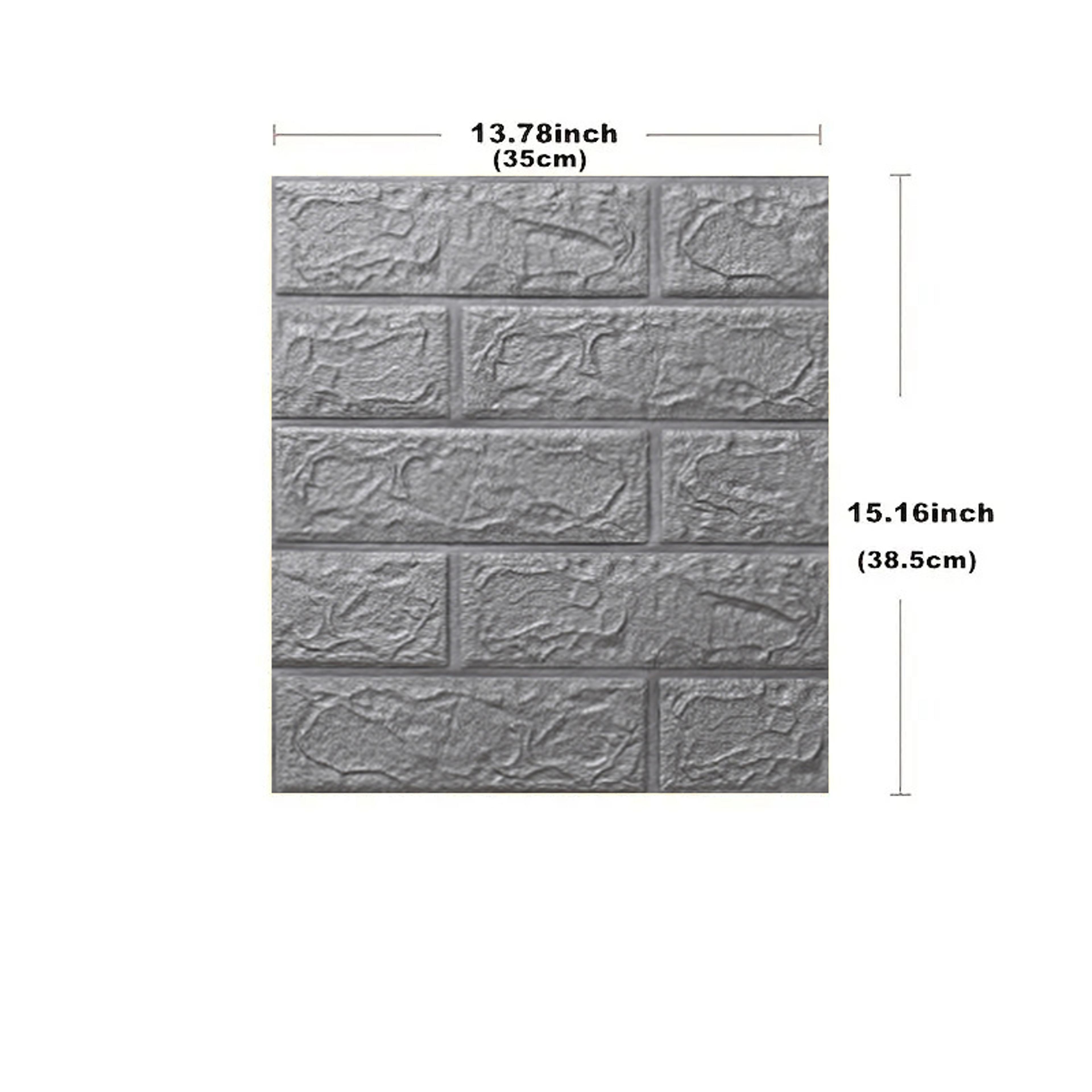 Brick Wallpaper Self Adhesive Foam Wall Stickers Waterproof Home Decor 7