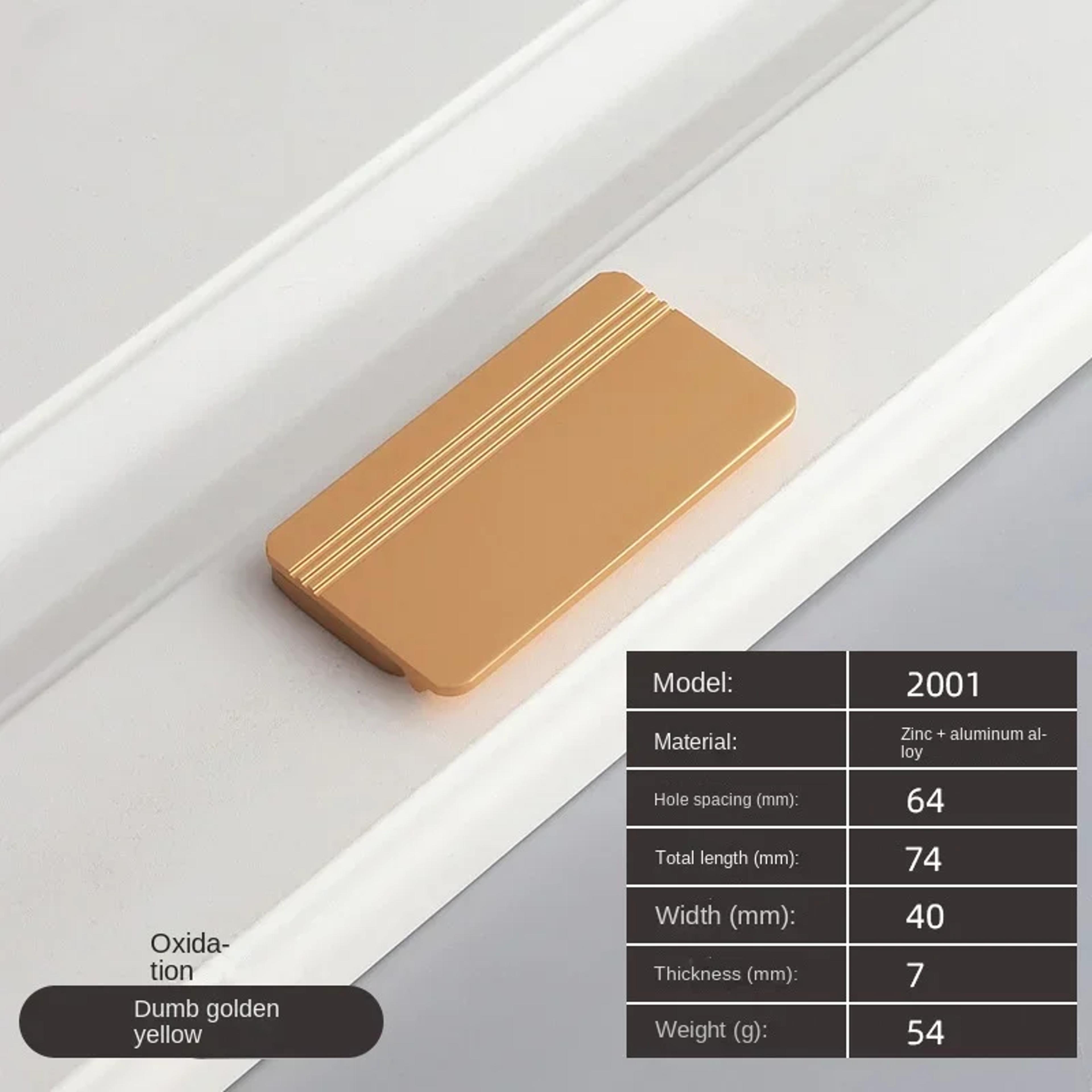 Invisible Concealed Cabinet Handle Black Folding Drawer Pull Furniture Hardware 9