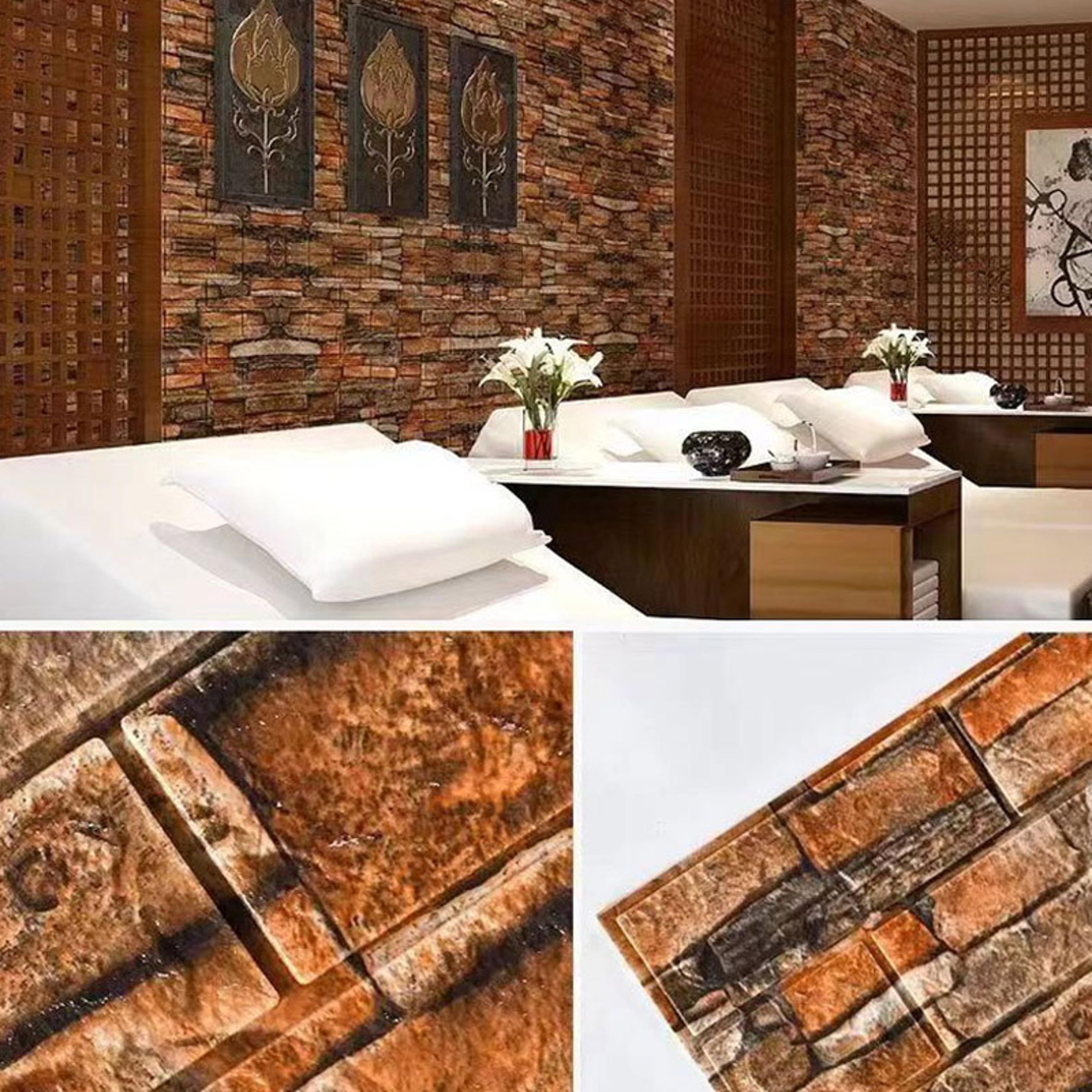 Self Adhesive Wall Panels Waterproof XPE Foam Wallpaper Home Decor 5