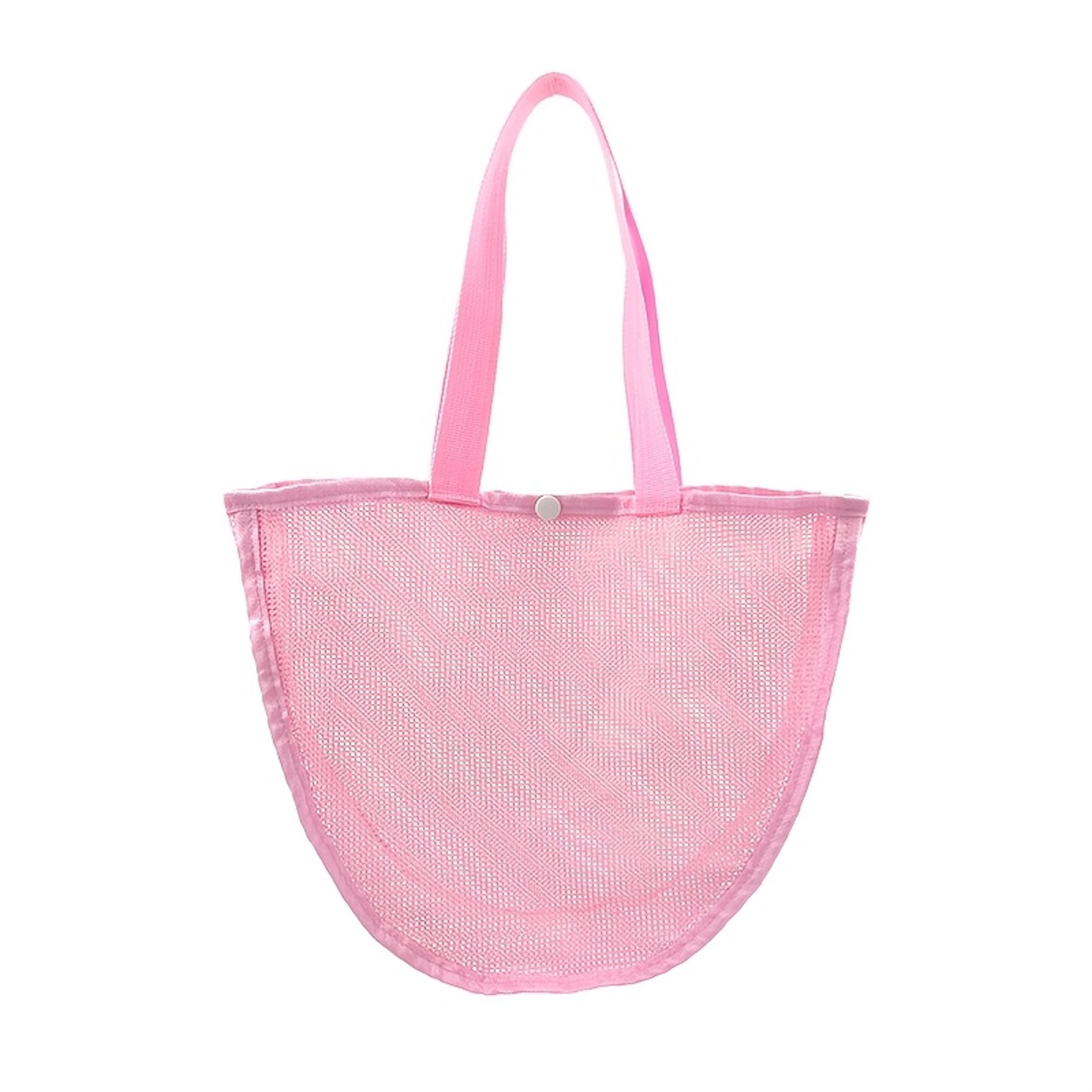Personalized Shell Mesh Bag Beach Tote For Seashell Collection And Coastal Adventures 4