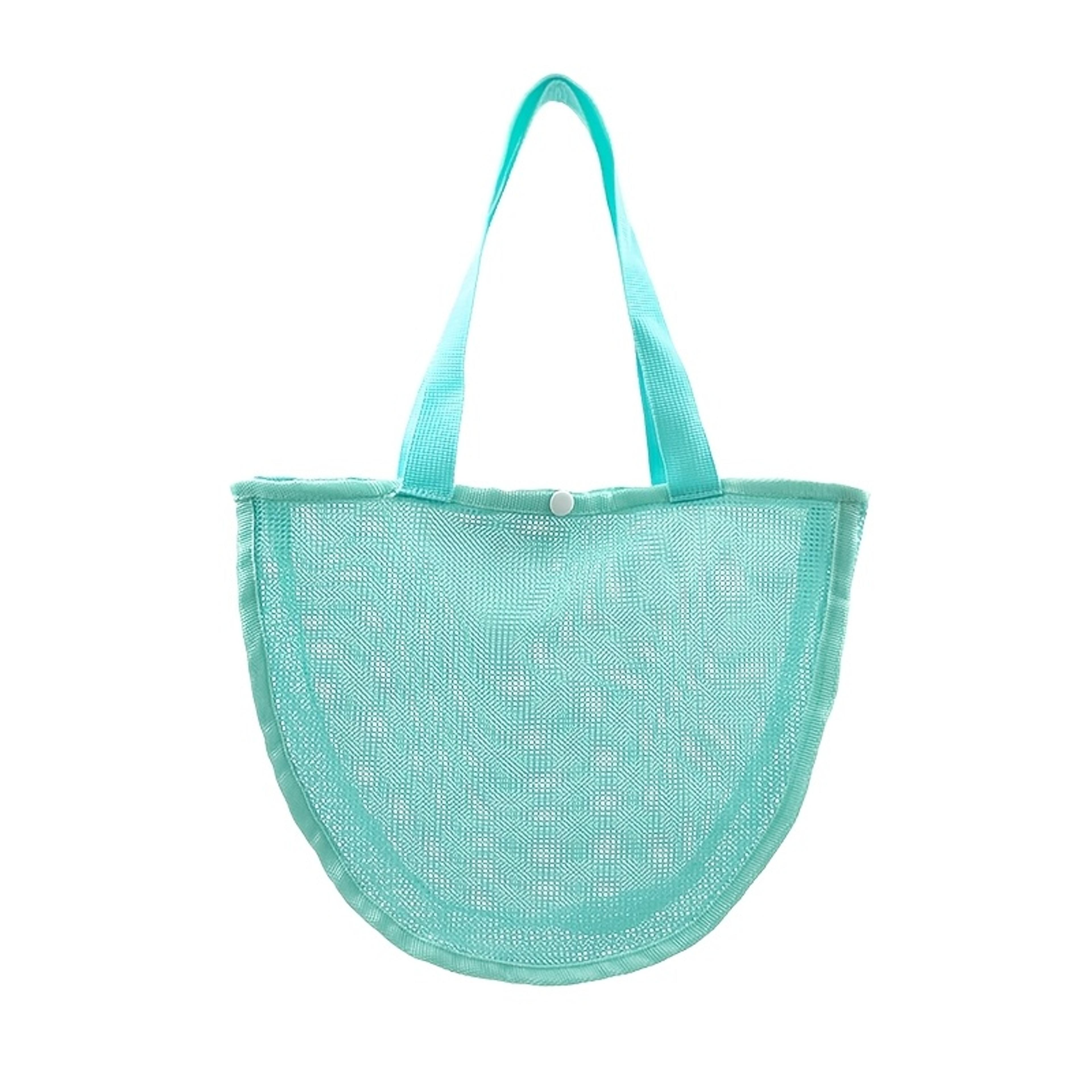 Personalized Shell Mesh Bag Beach Tote For Seashell Collection And Coastal Adventures 7