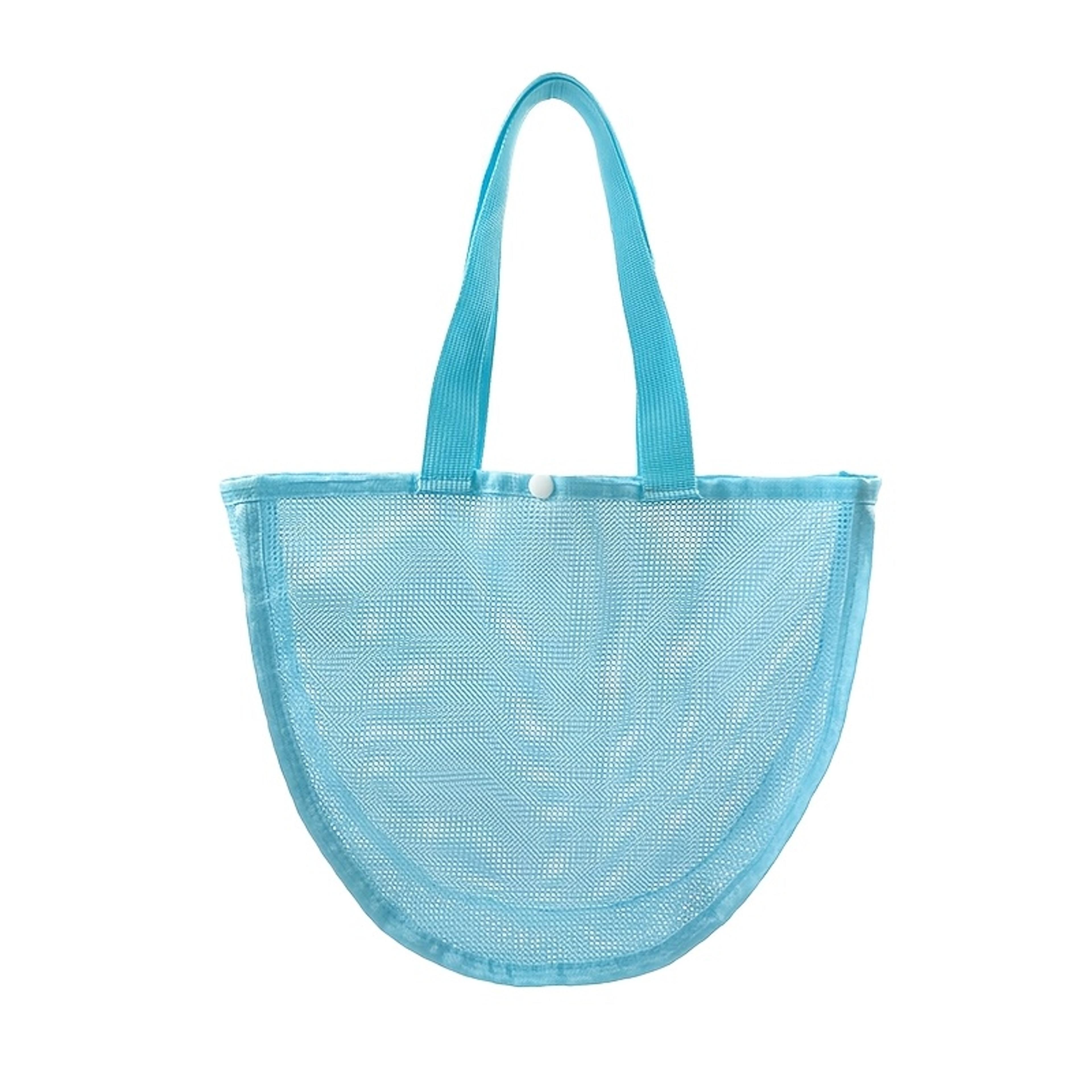 Personalized Shell Mesh Bag Beach Tote For Seashell Collection And Coastal Adventures 8