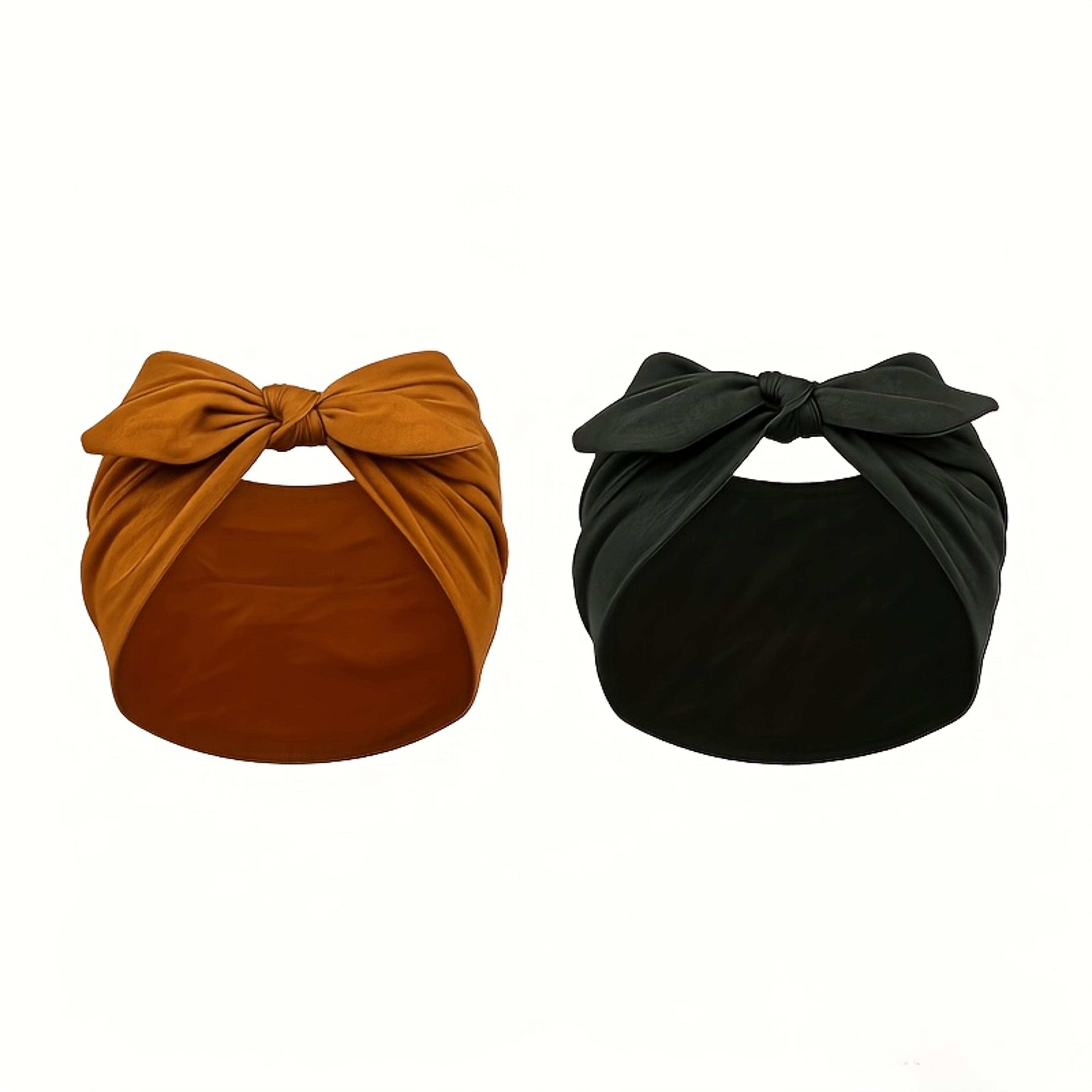 Bohemian Bow Headband For Women Soft Stretch Non Slip Hair Accessory 1