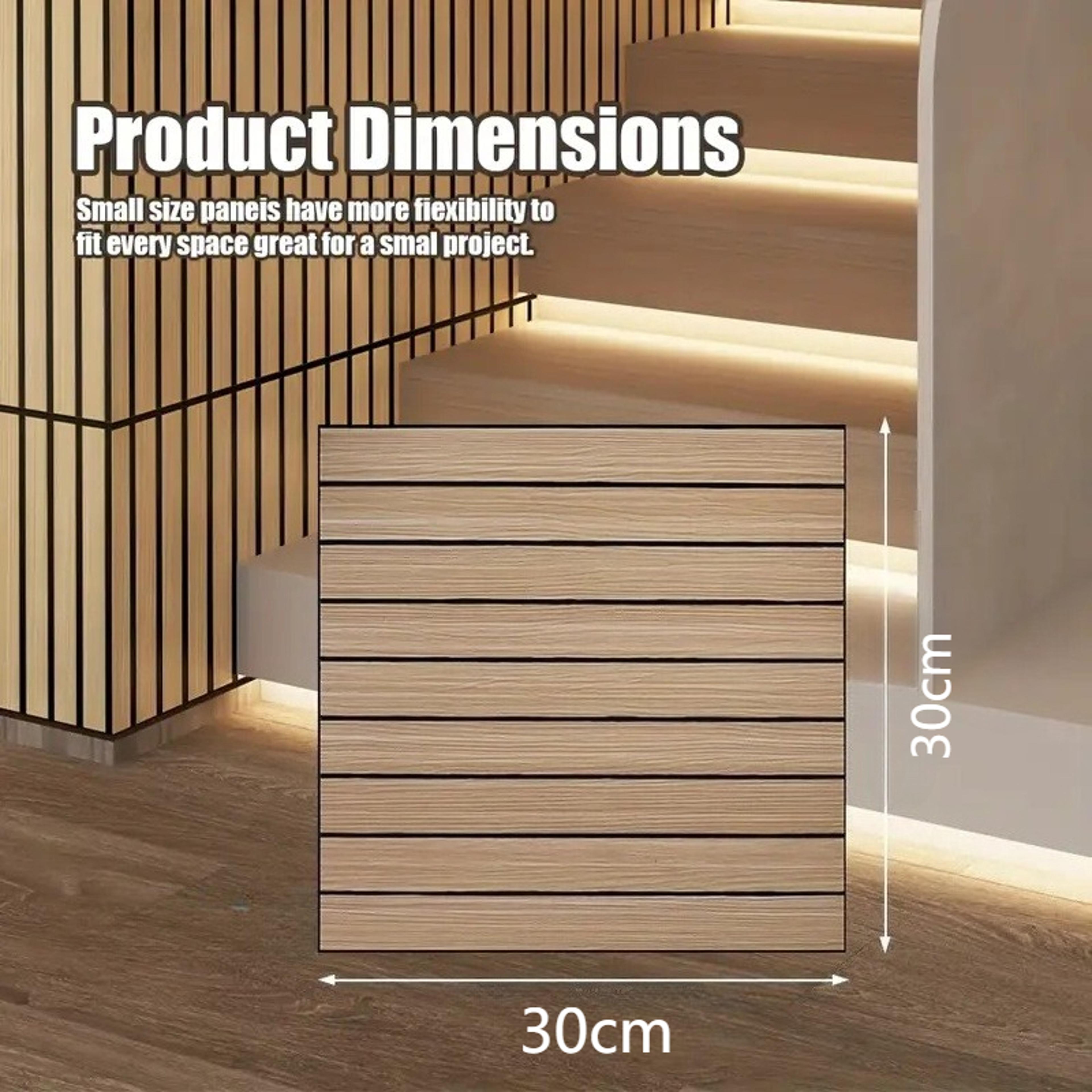 Wood Grain Wall Panel Self Adhesive Waterproof Wall Sticker For Home Decor 2