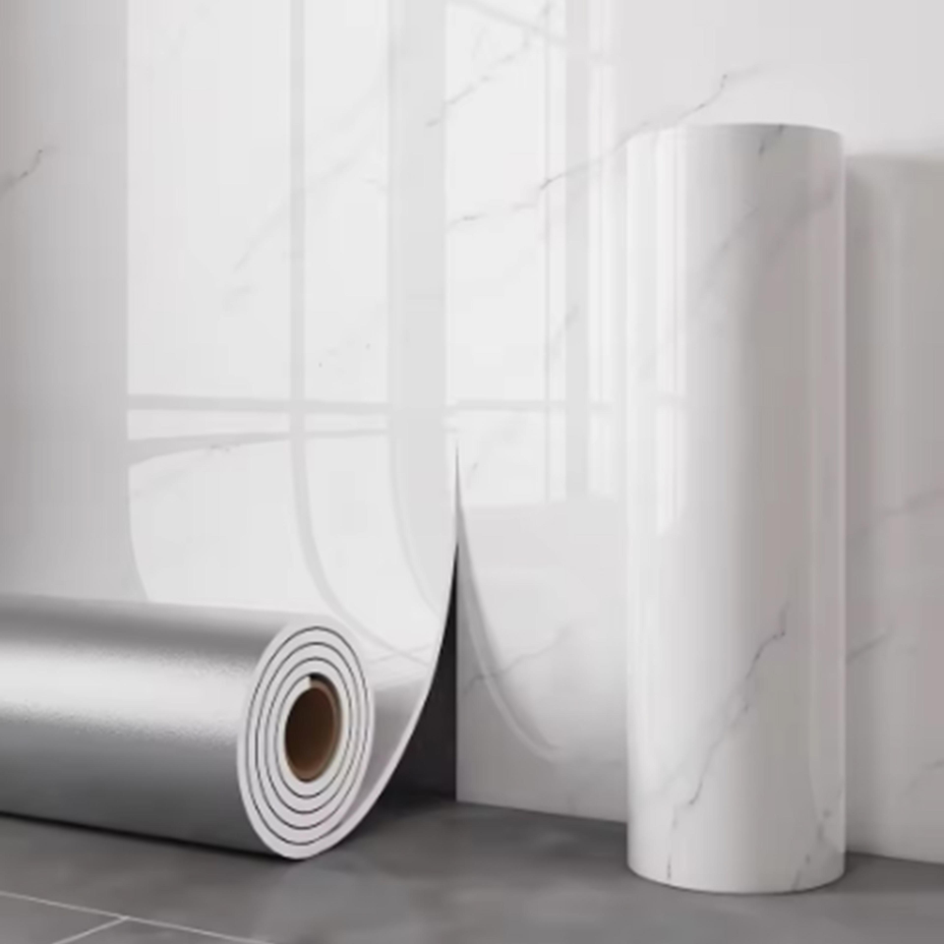 Marble Foam Wallpaper Self Adhesive Waterproof Wall Sticker For Bedroom And Bathroom Decor 9