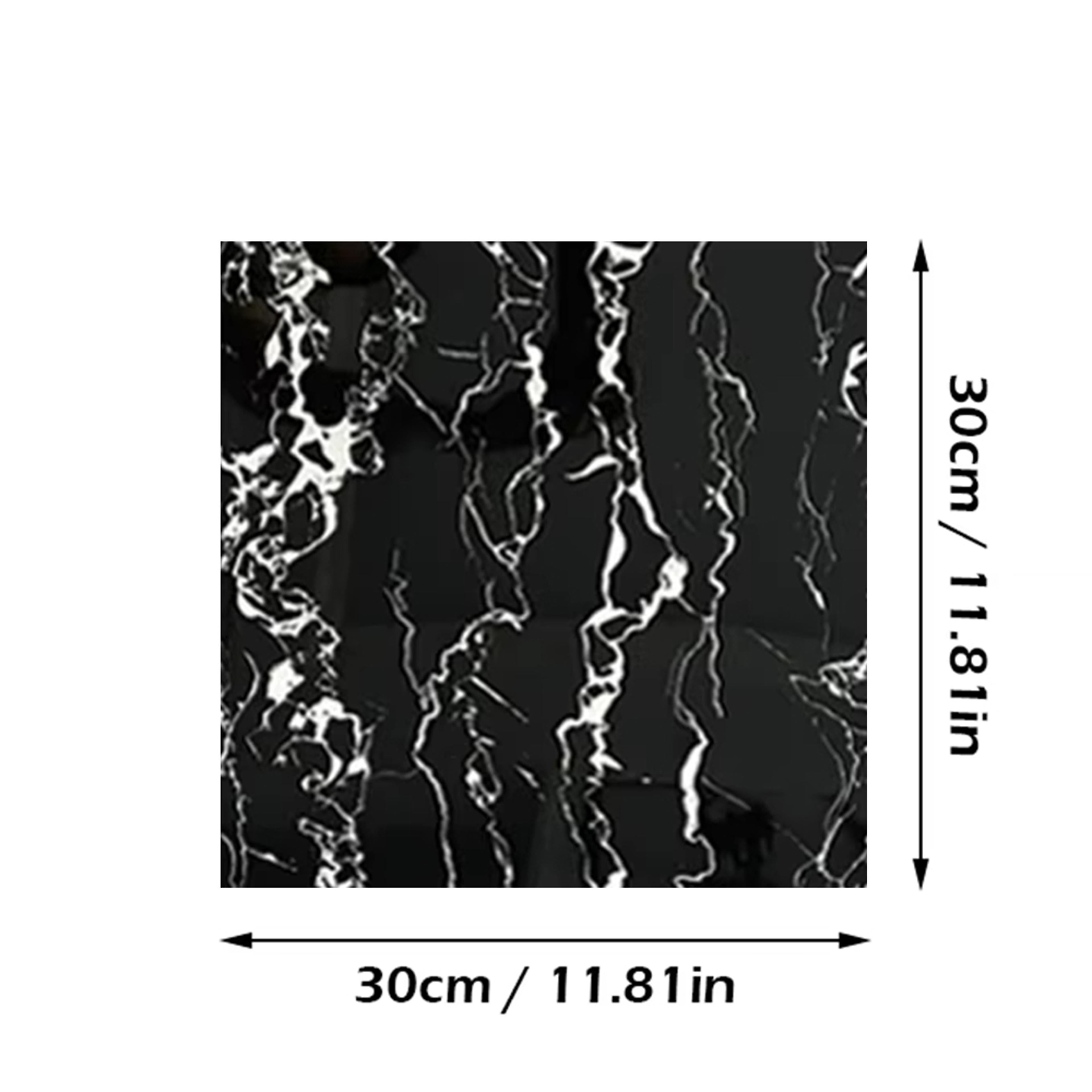 Wall Tiles Peel And Stick Marble Pattern Waterproof DIY Home Decor Stickers 5