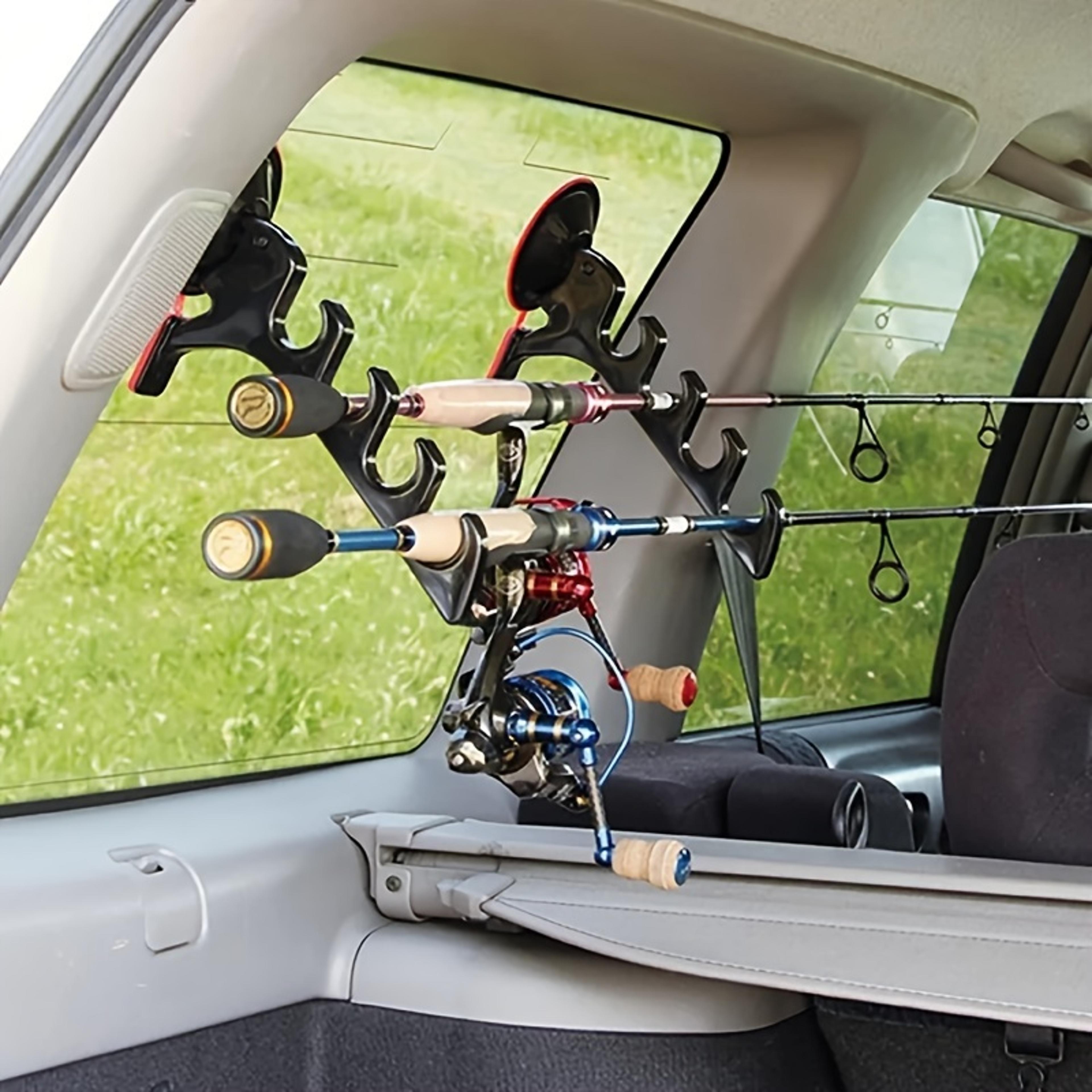 Car Mounted Fishing Rod Holder Suction Cup Rack For Easy Rod Storage 4