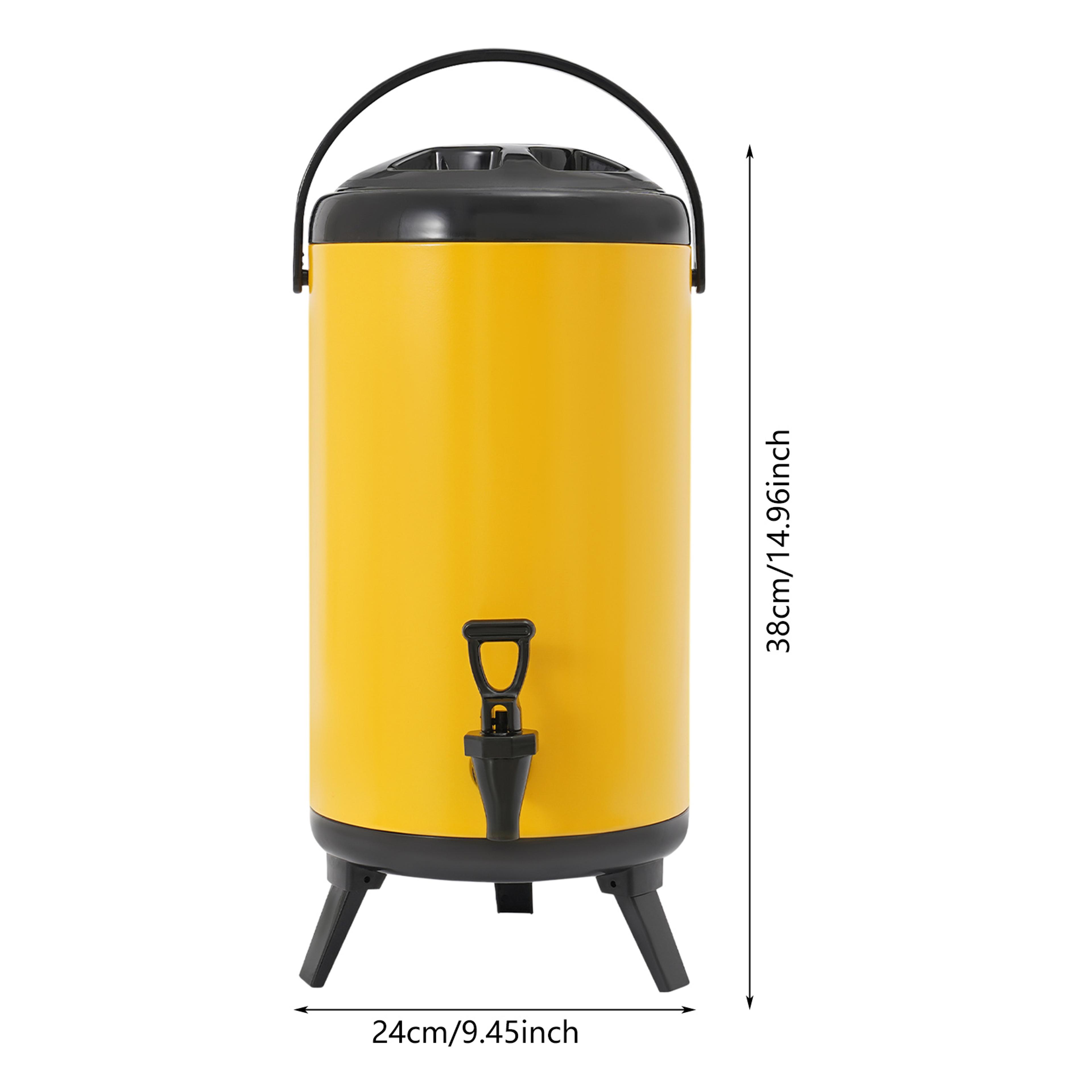 Insulated Beverage Dispenser Stainless Steel Hot And Cold Drink Server 7