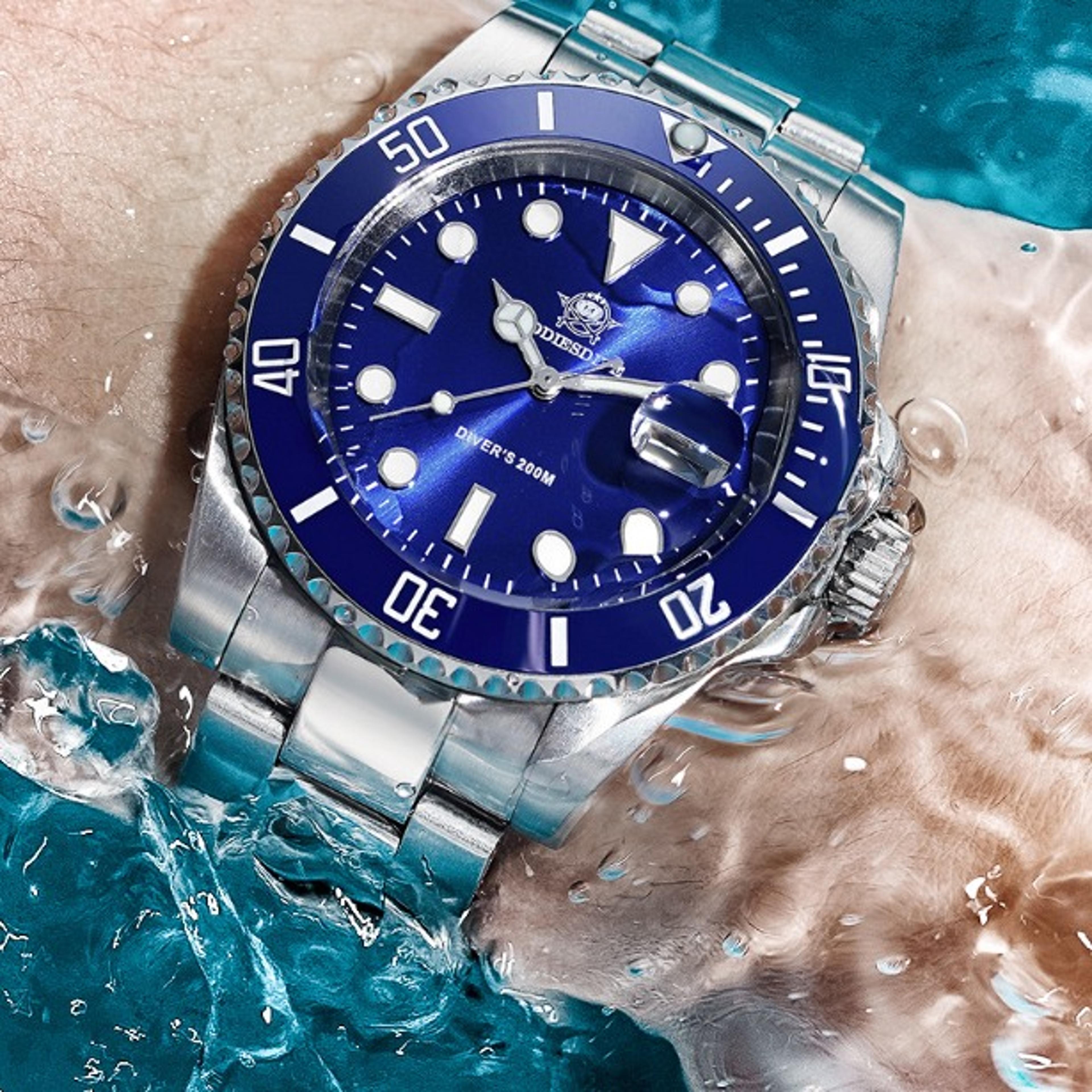 stainless steel business casual quartz watch waterproof outdoor analog watch