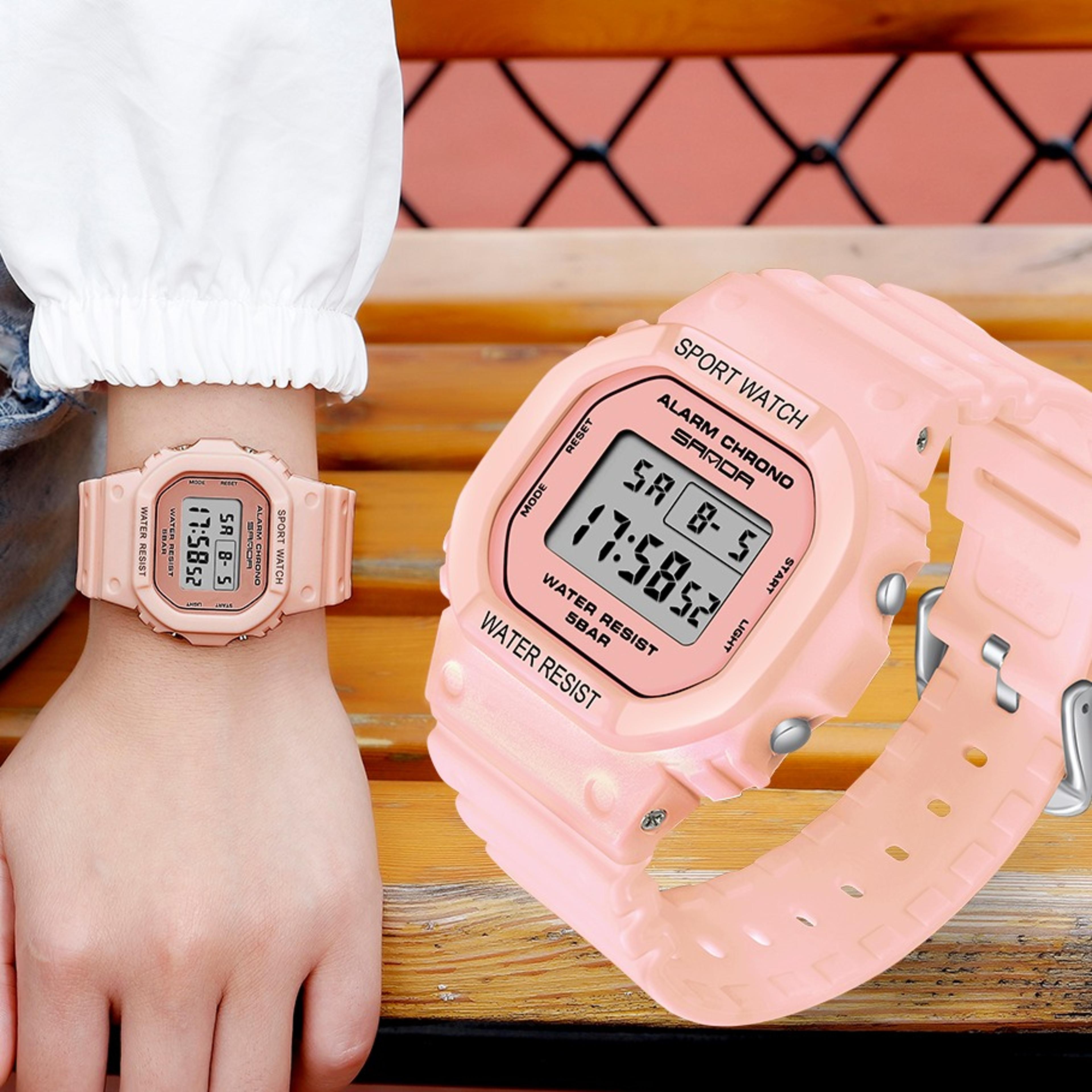 kids led digital watch waterproof sport watch for boys girls students