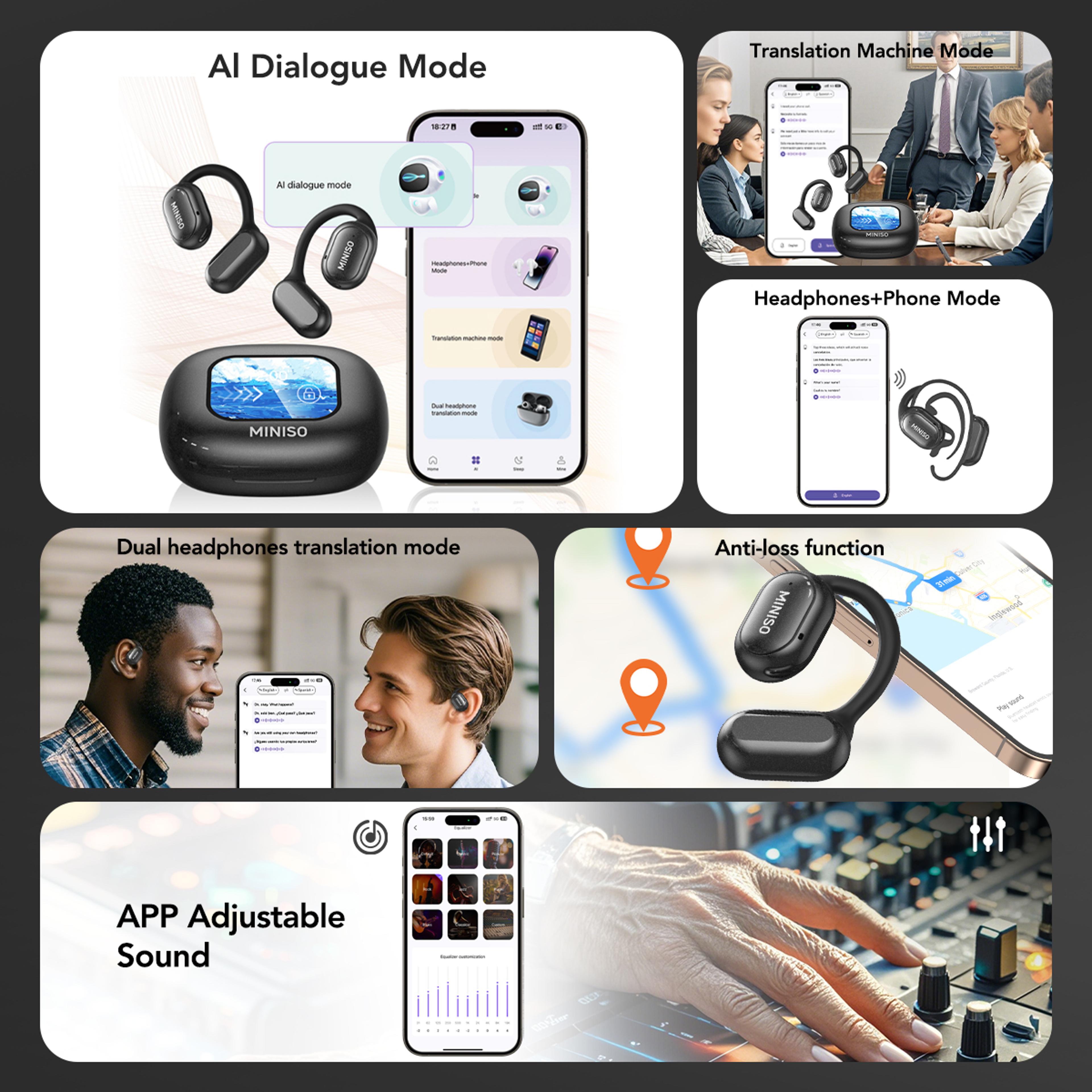 Real Time Translation Earbuds Wireless Bluetooth Headset 4