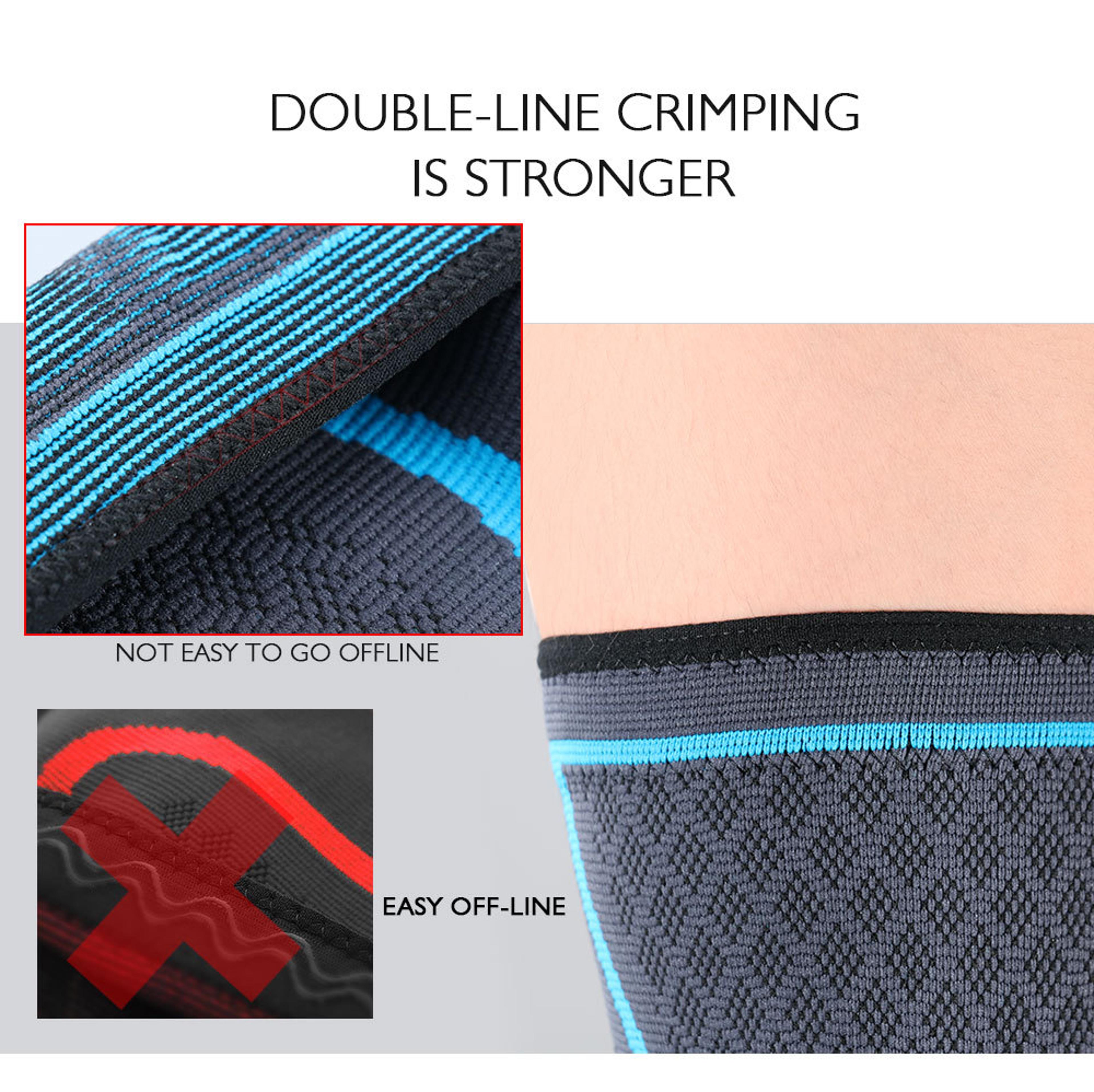 Elastic Compression Knee Support Sleeve For Running Basketball Cycling And Fitness 5