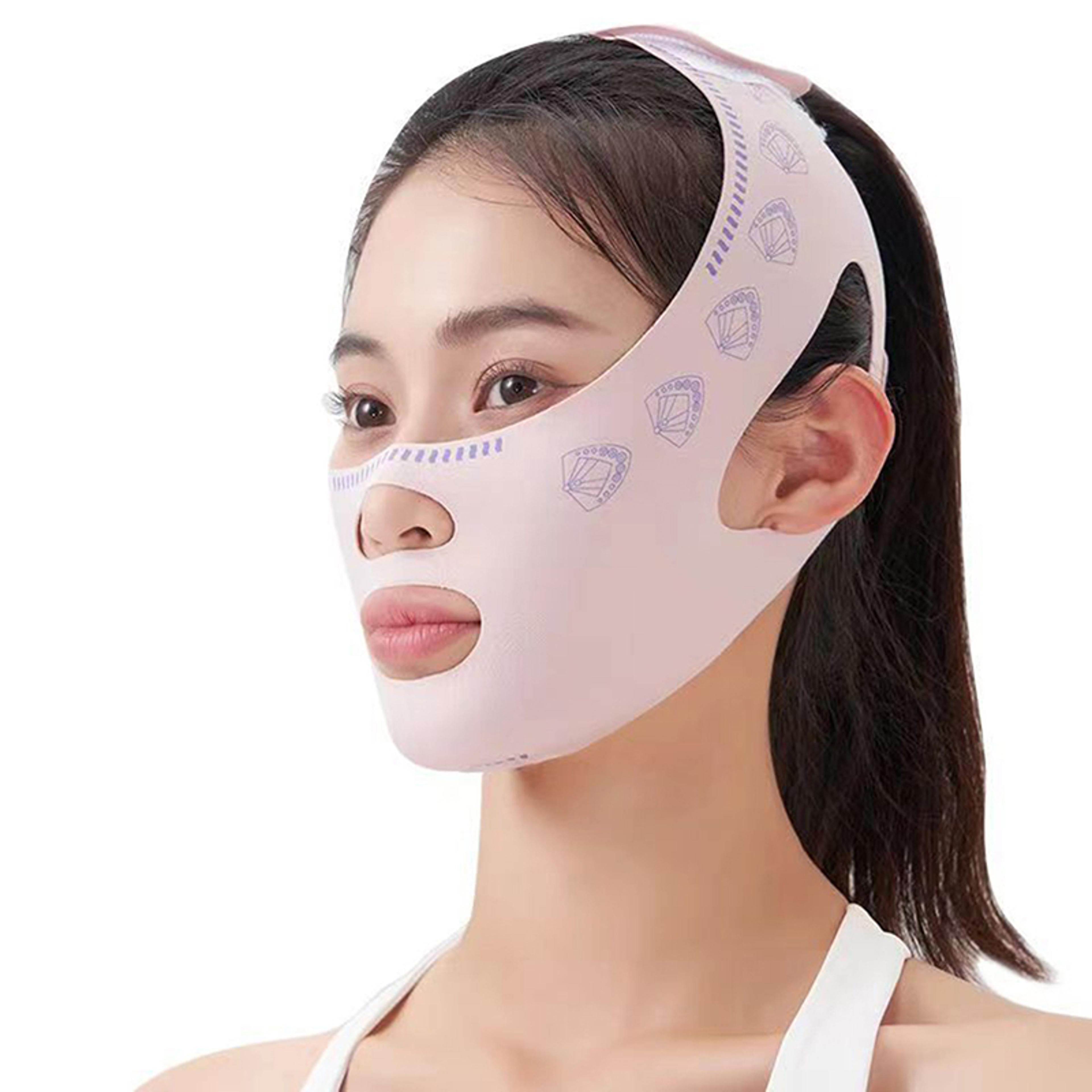 v line face slimming strap adjustable jawline shaper and face sculpting sleep band