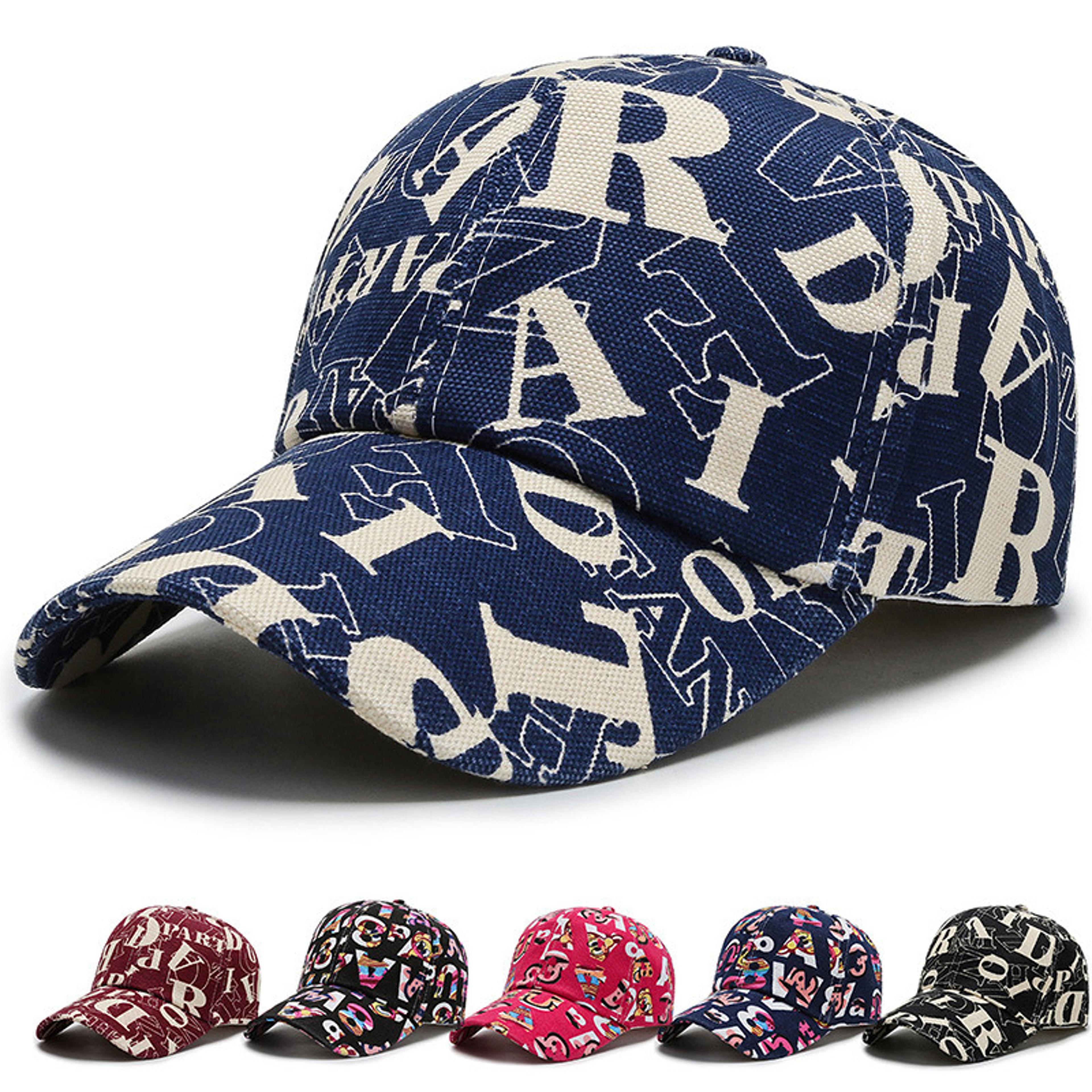 Vintage Letter Print Baseball Cap Unisex Hip Hop Streetwear Hat 5