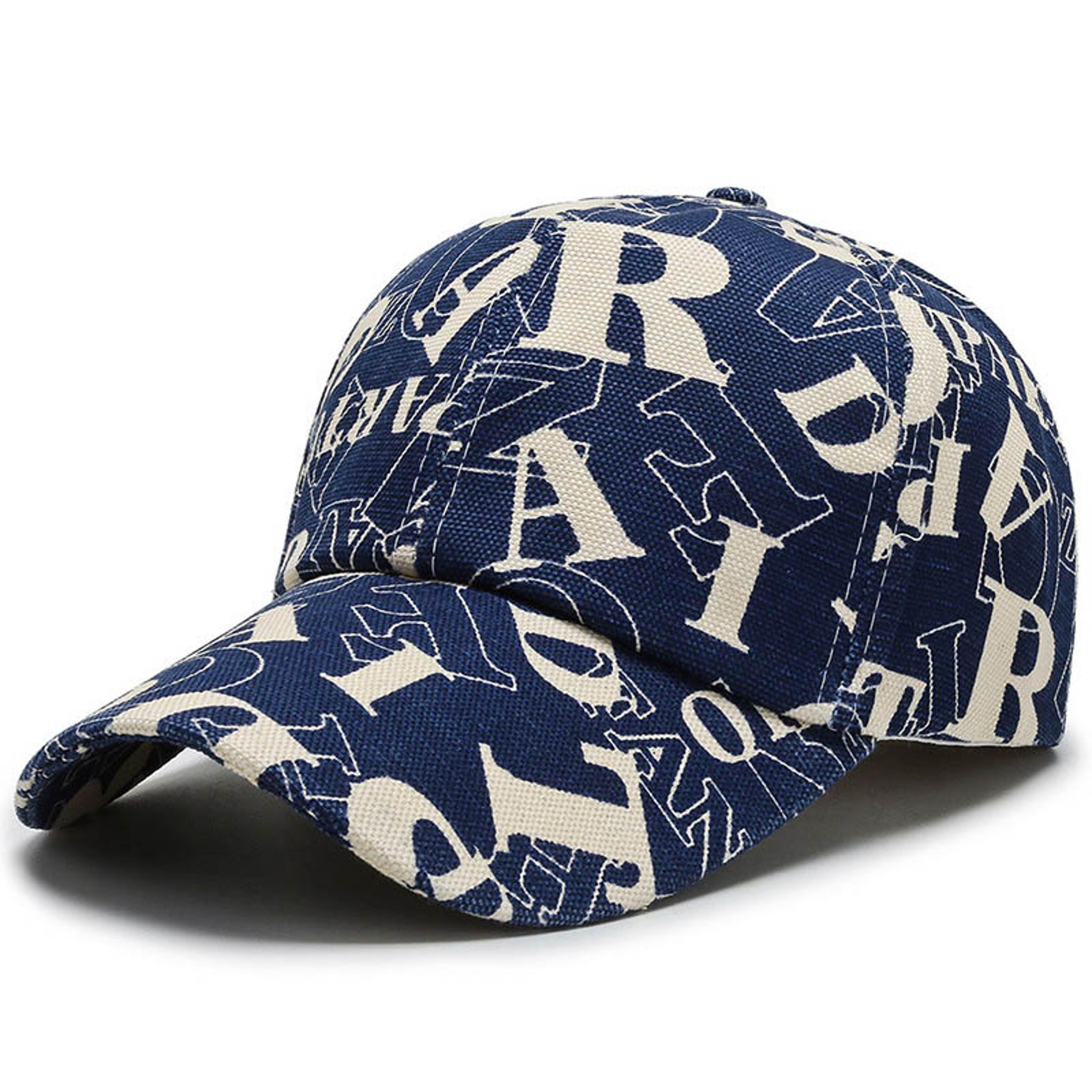 Vintage Letter Print Baseball Cap Unisex Hip Hop Streetwear Hat 7