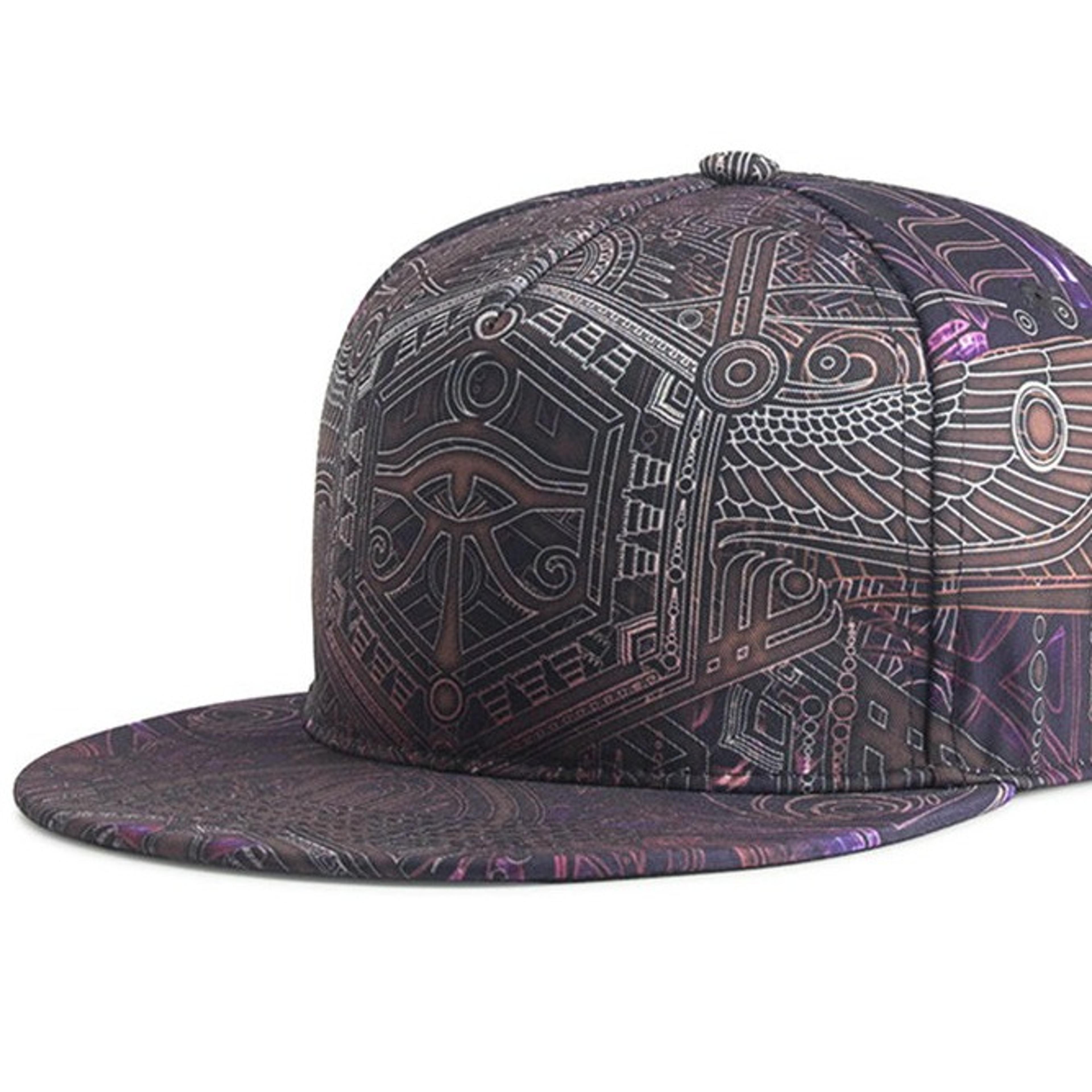 Unisex Adjustable Snapback Baseball Cap with Flat Brim for Hip Hop Streetwearjpg
