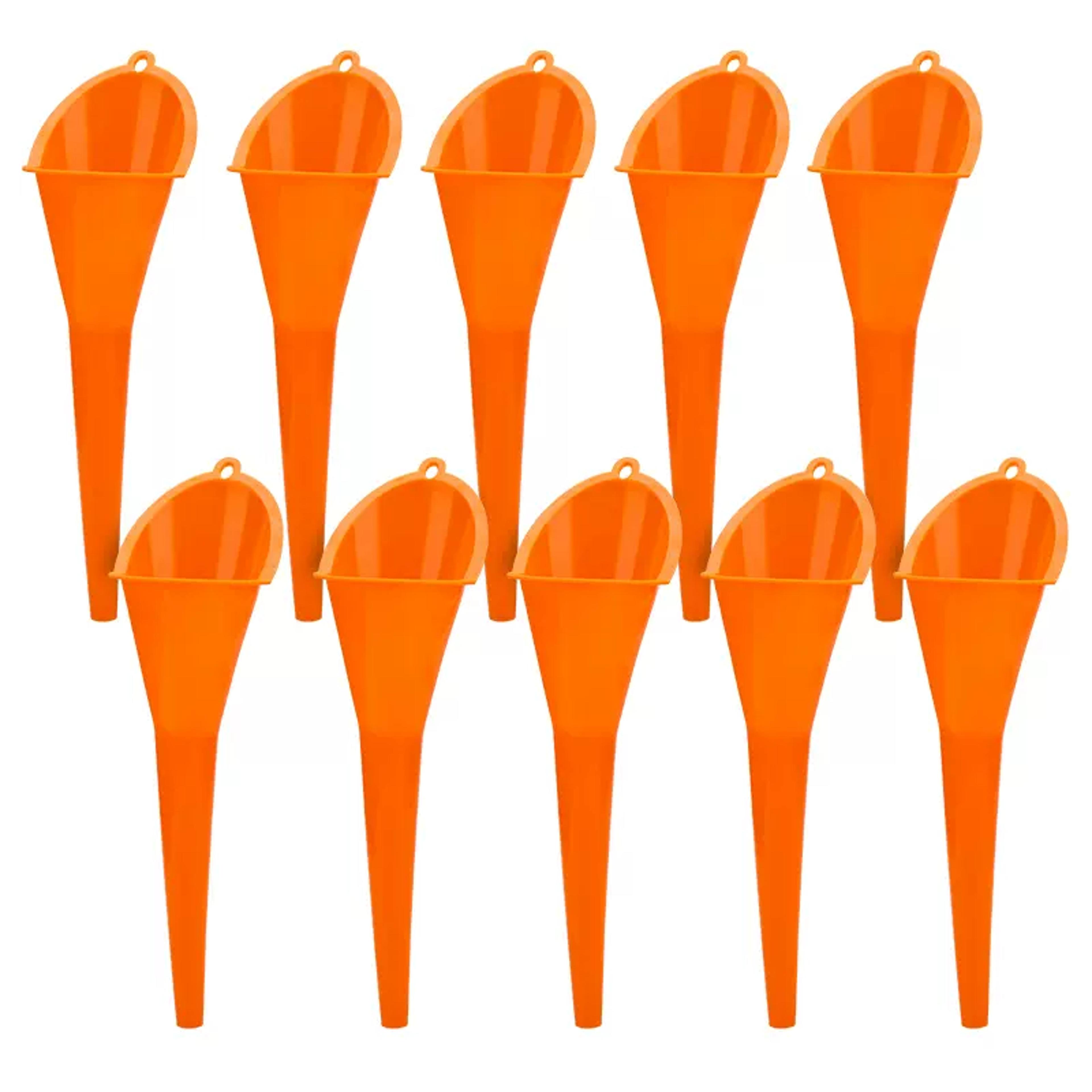Long Stem Fuel Funnel Anti Splash Oil Funnel For Clean Car And Motorcycle Refueling 10