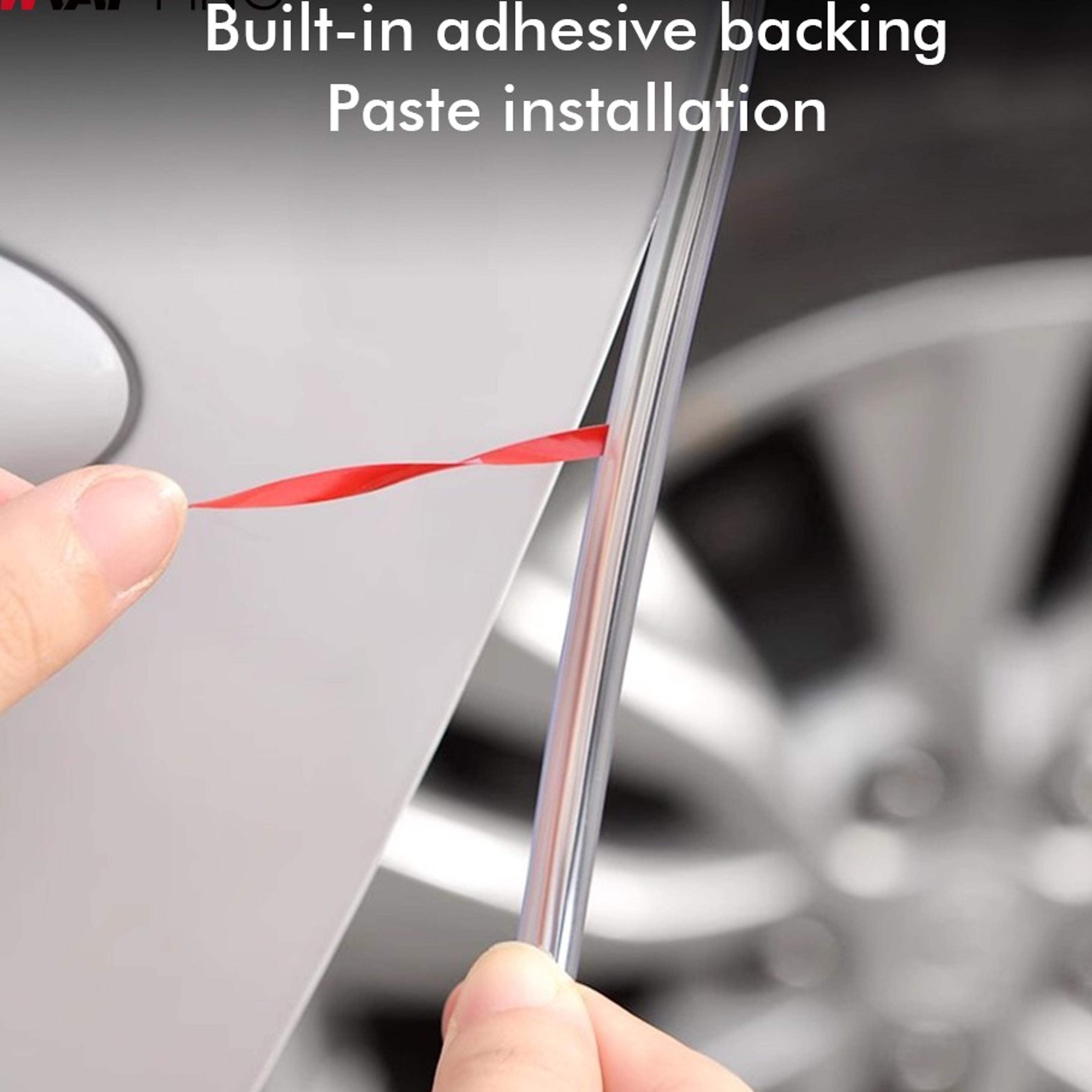 clear u shape car door edge guard scratch protection trim