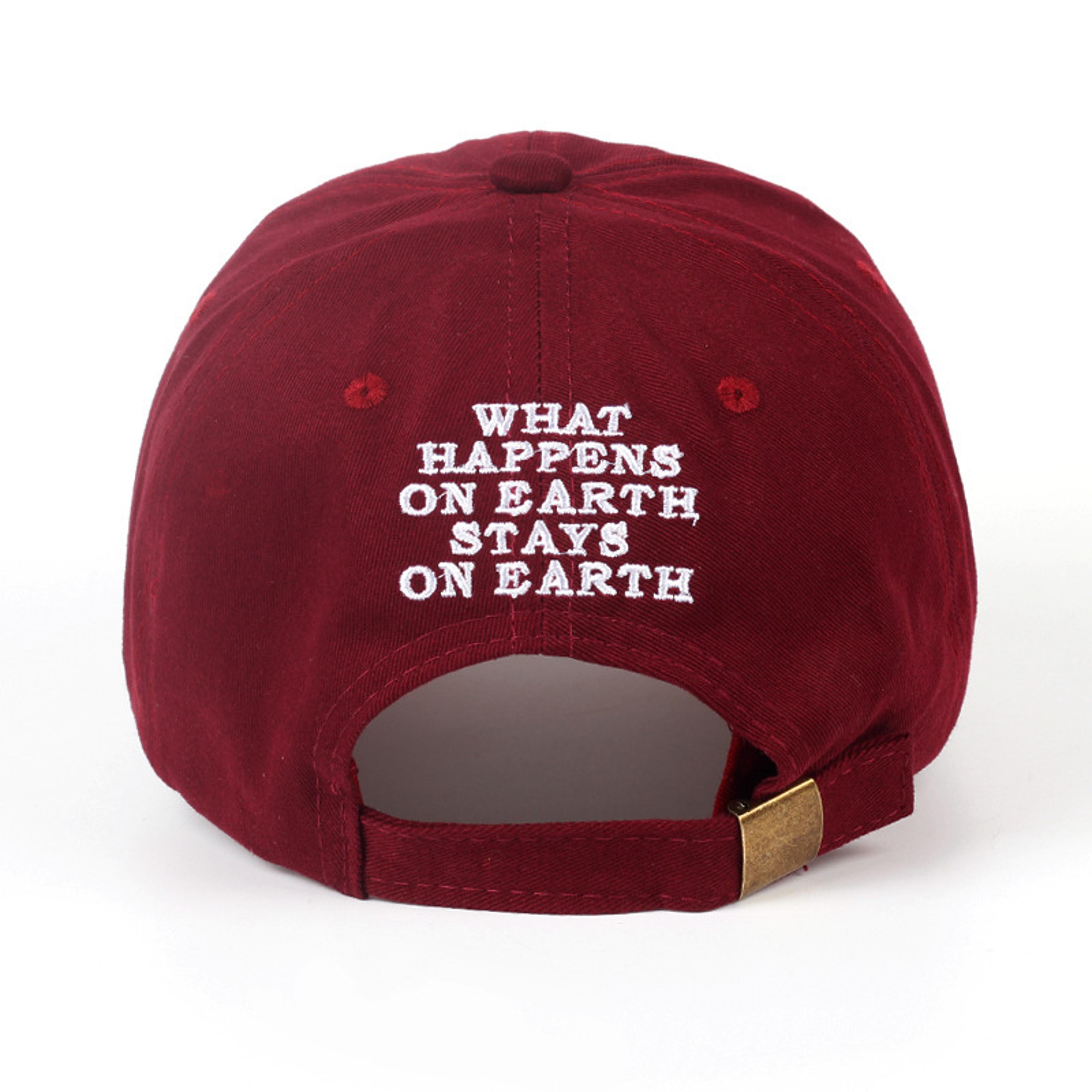 Embroidered Baseball Cap Unisex Adjustable Hip Hop Streetwear Hat 3